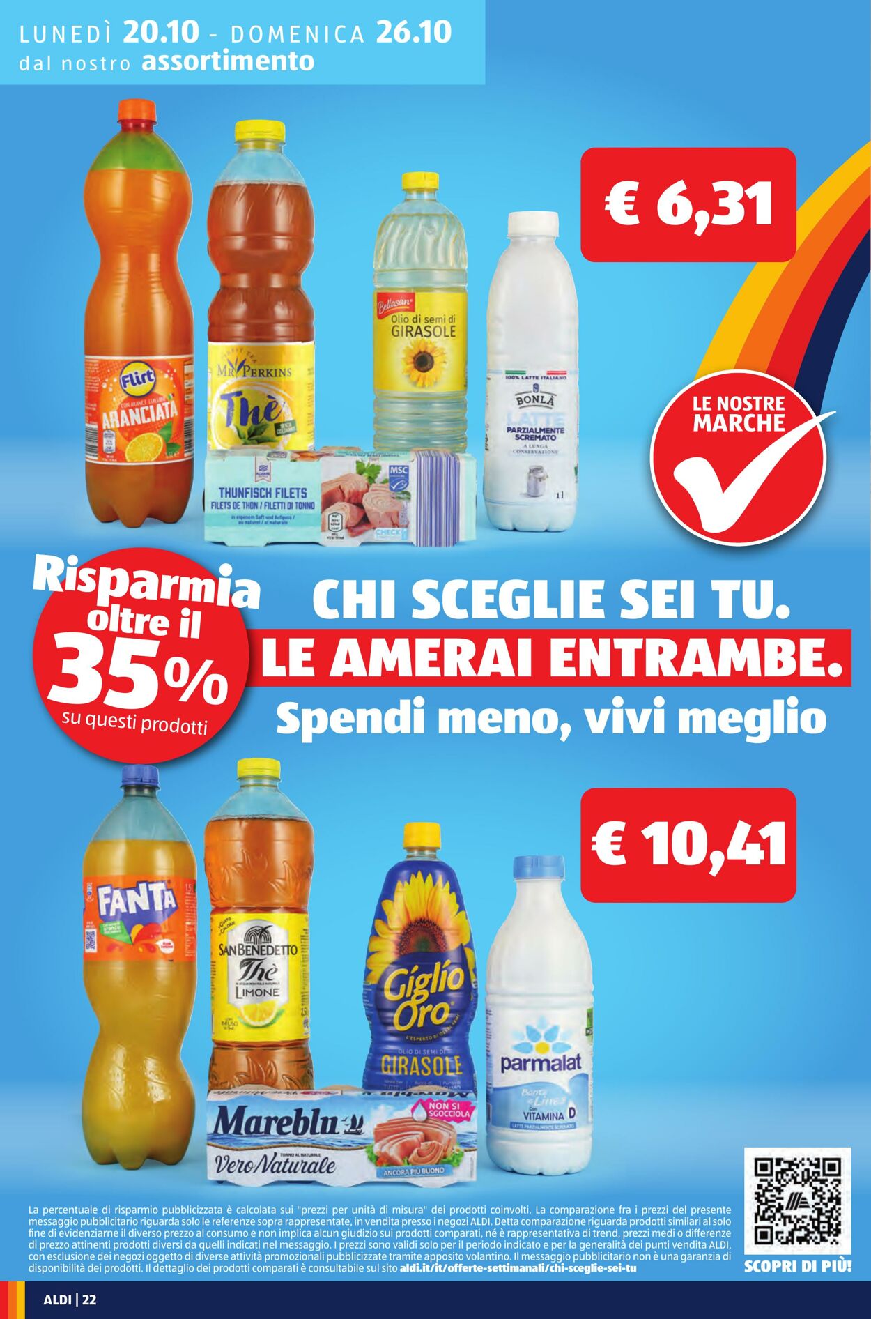 Volantino Aldi 20.10.2025 - 26.10.2025