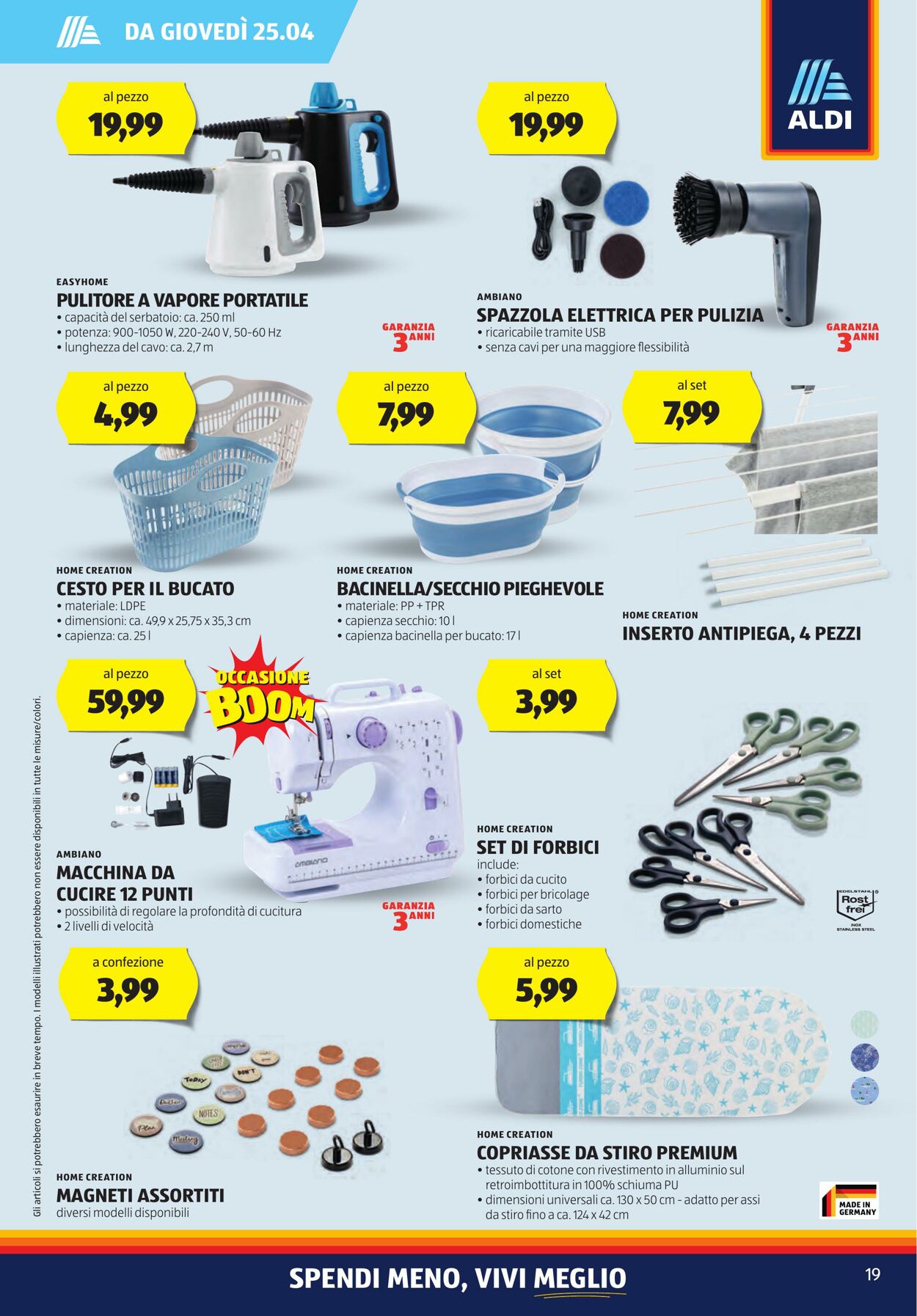 Volantino Aldi 22.04.2024 - 28.04.2024