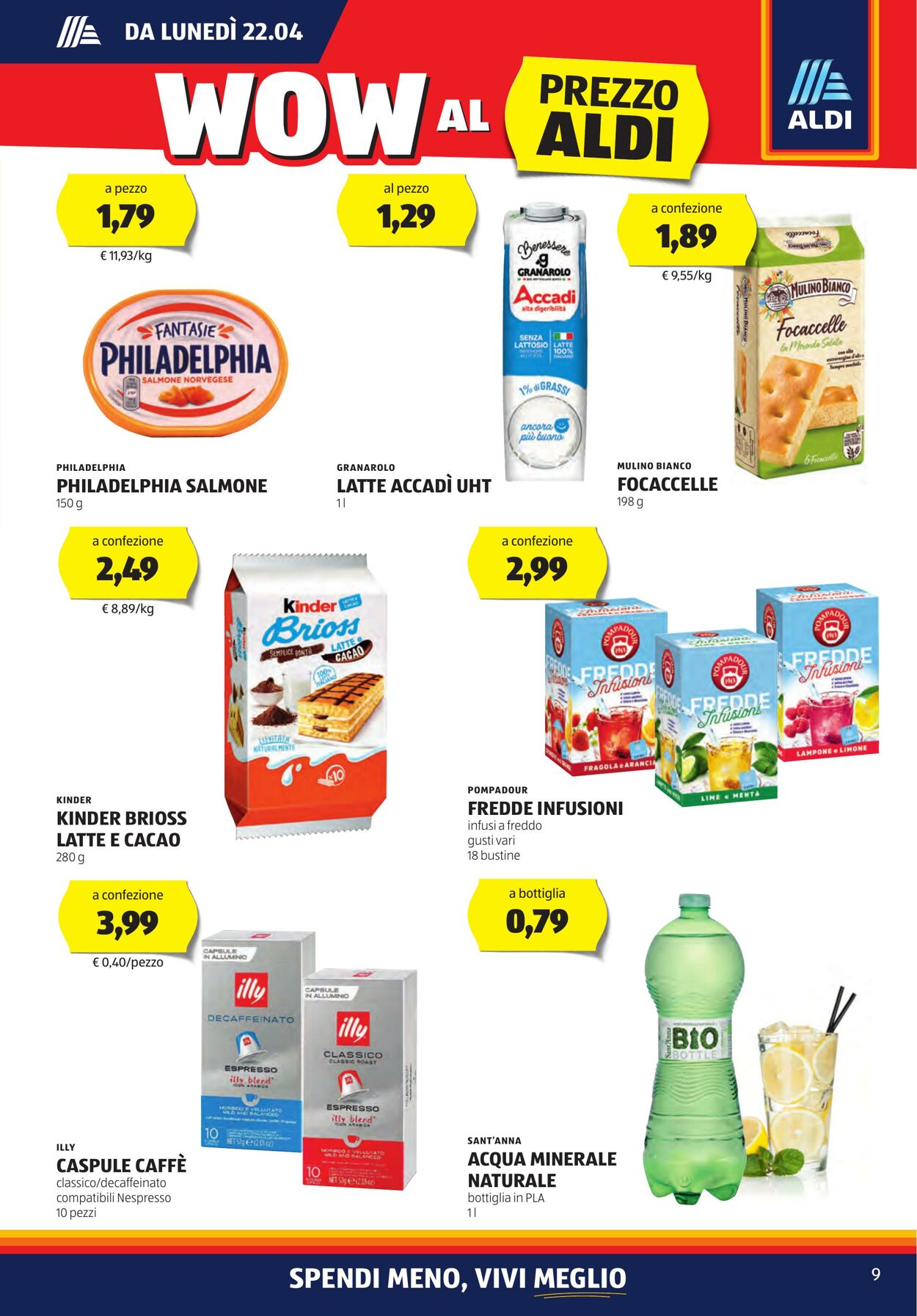 Volantino Aldi 22.04.2024 - 28.04.2024