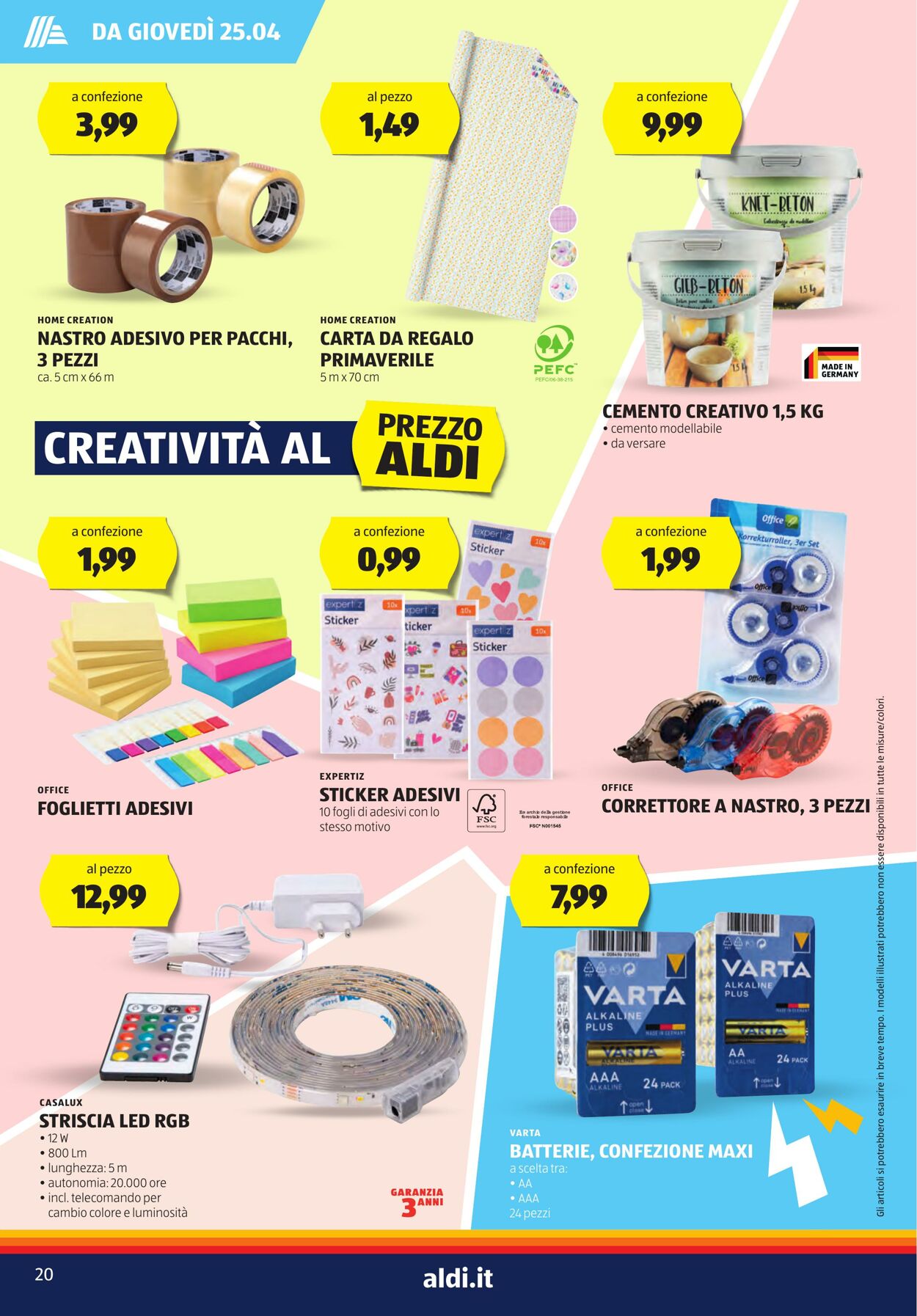 Volantino Aldi 22.04.2024 - 28.04.2024