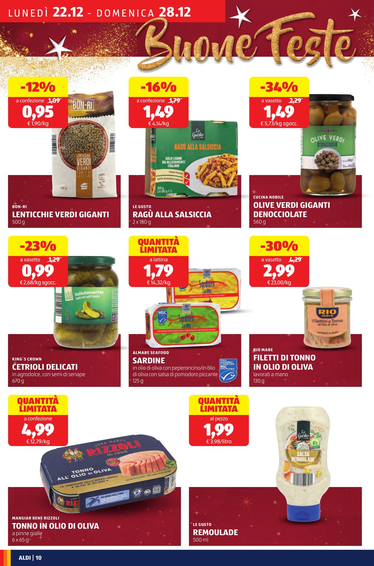 Volantino Aldi 22.12.2025 - 28.12.2025