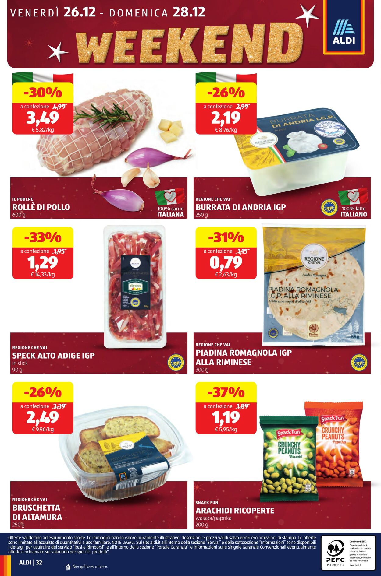 Volantino Aldi 22.12.2025 - 28.12.2025