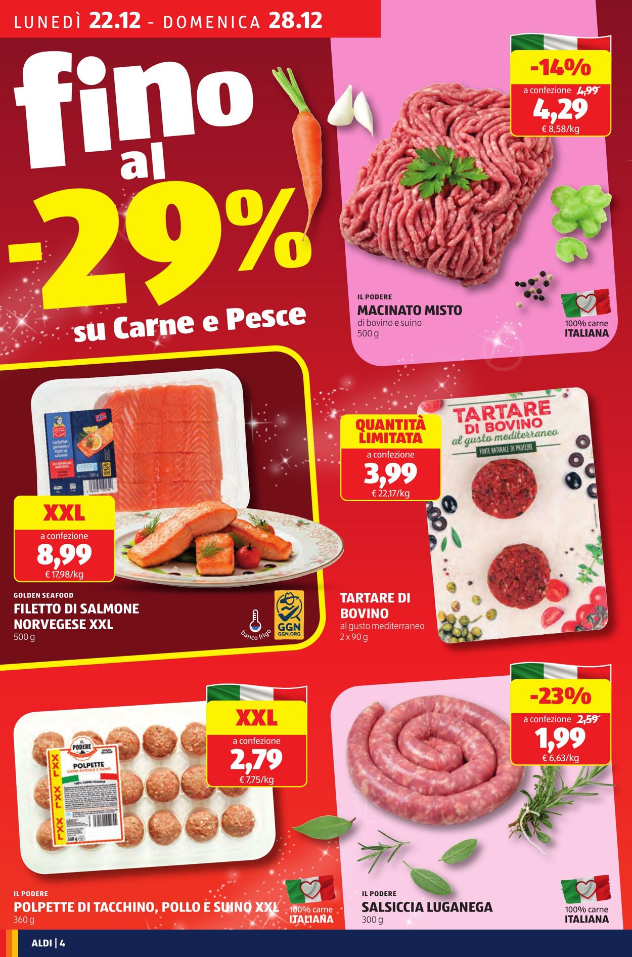 Volantino Aldi 22.12.2025 - 28.12.2025