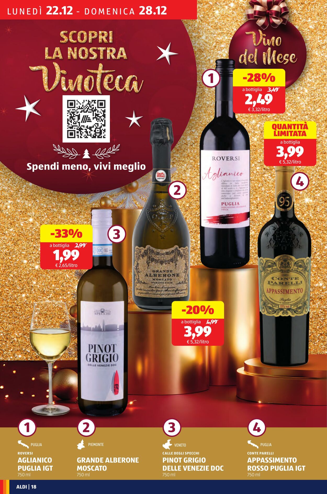 Volantino Aldi 22.12.2025 - 28.12.2025