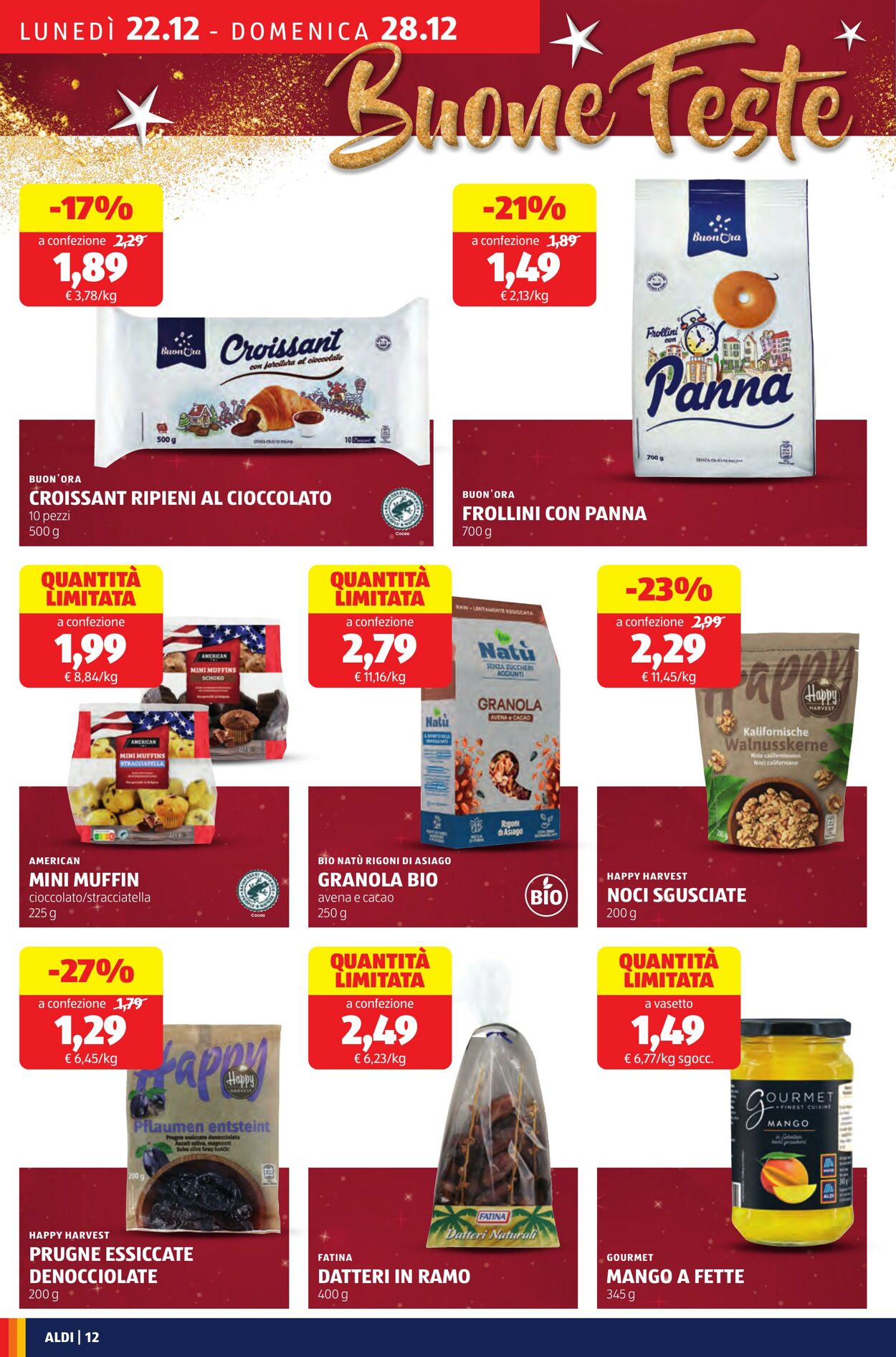 Volantino Aldi 22.12.2025 - 28.12.2025