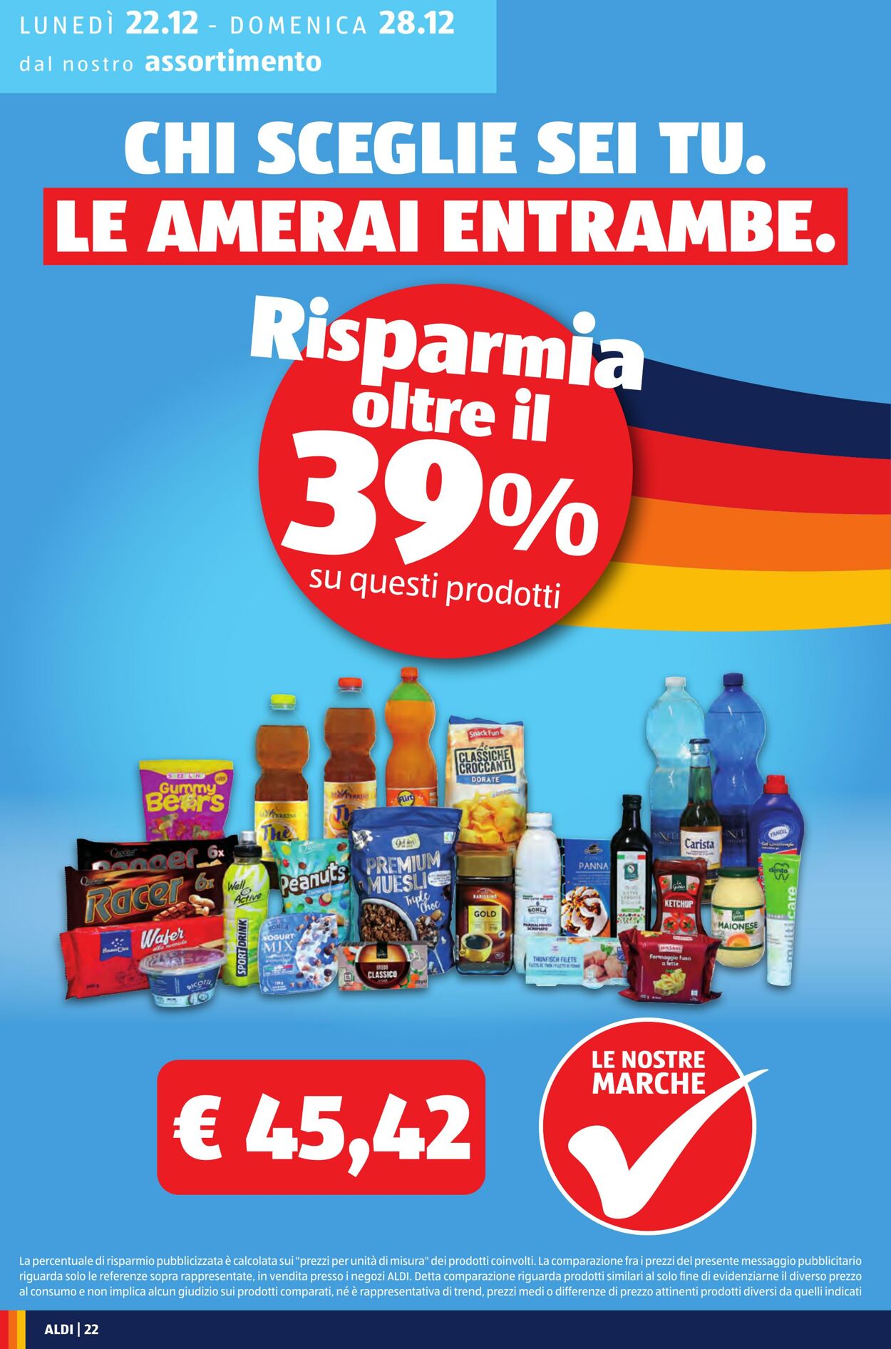 Volantino Aldi 22.12.2025 - 28.12.2025