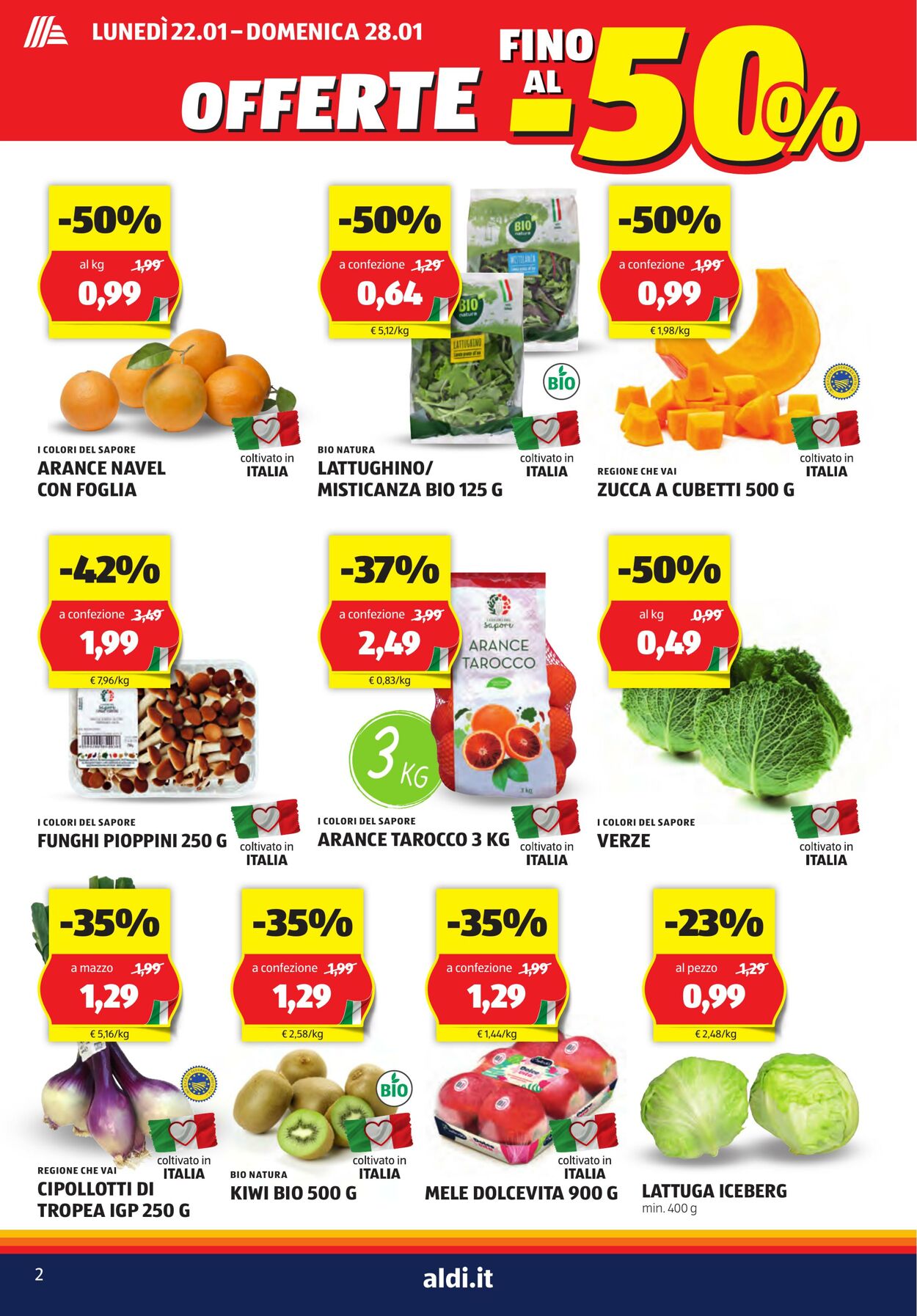 Volantino Aldi 22.01.2024 - 28.01.2024