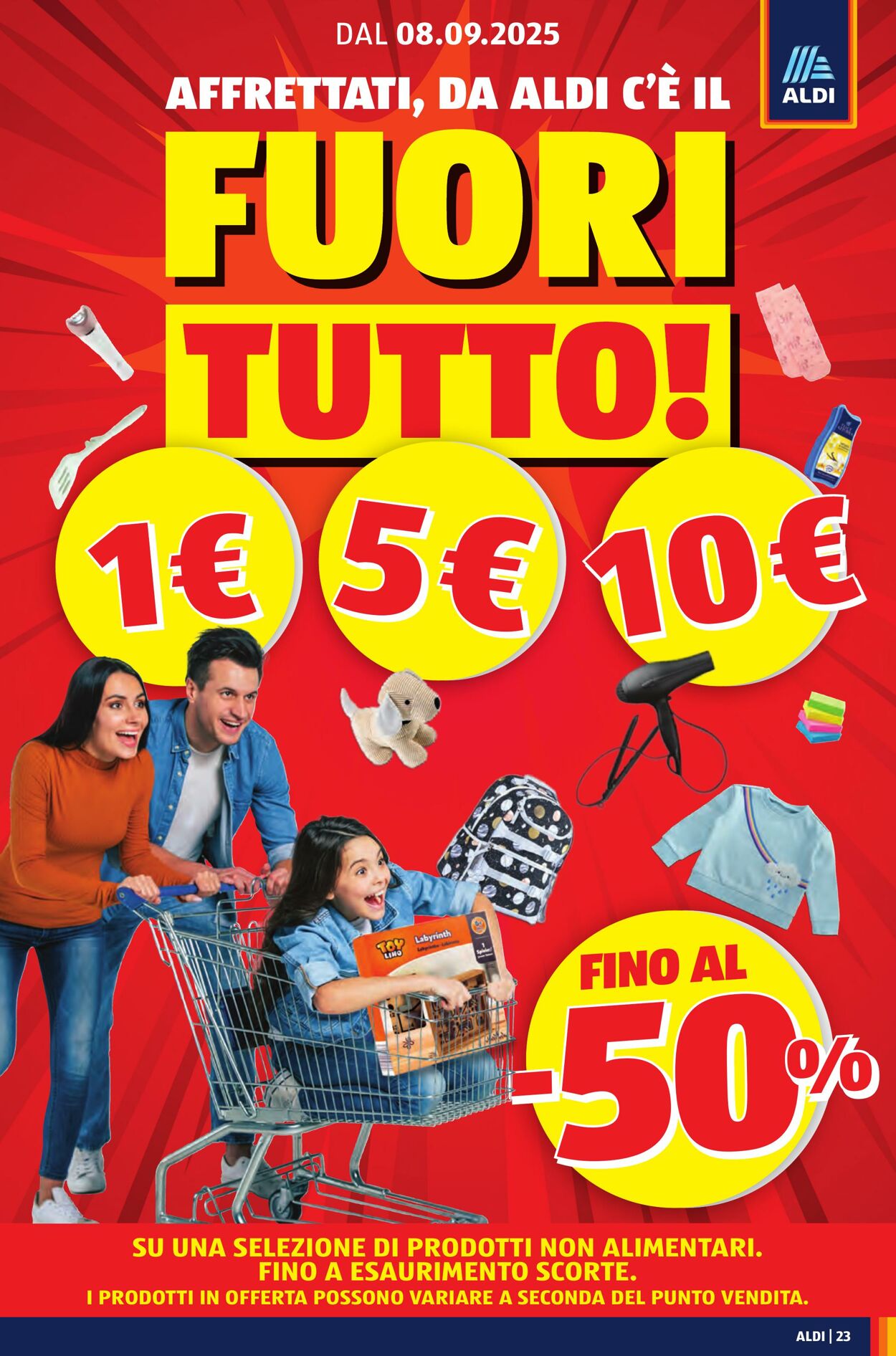 Volantino Aldi 22.09.2025 - 28.09.2025