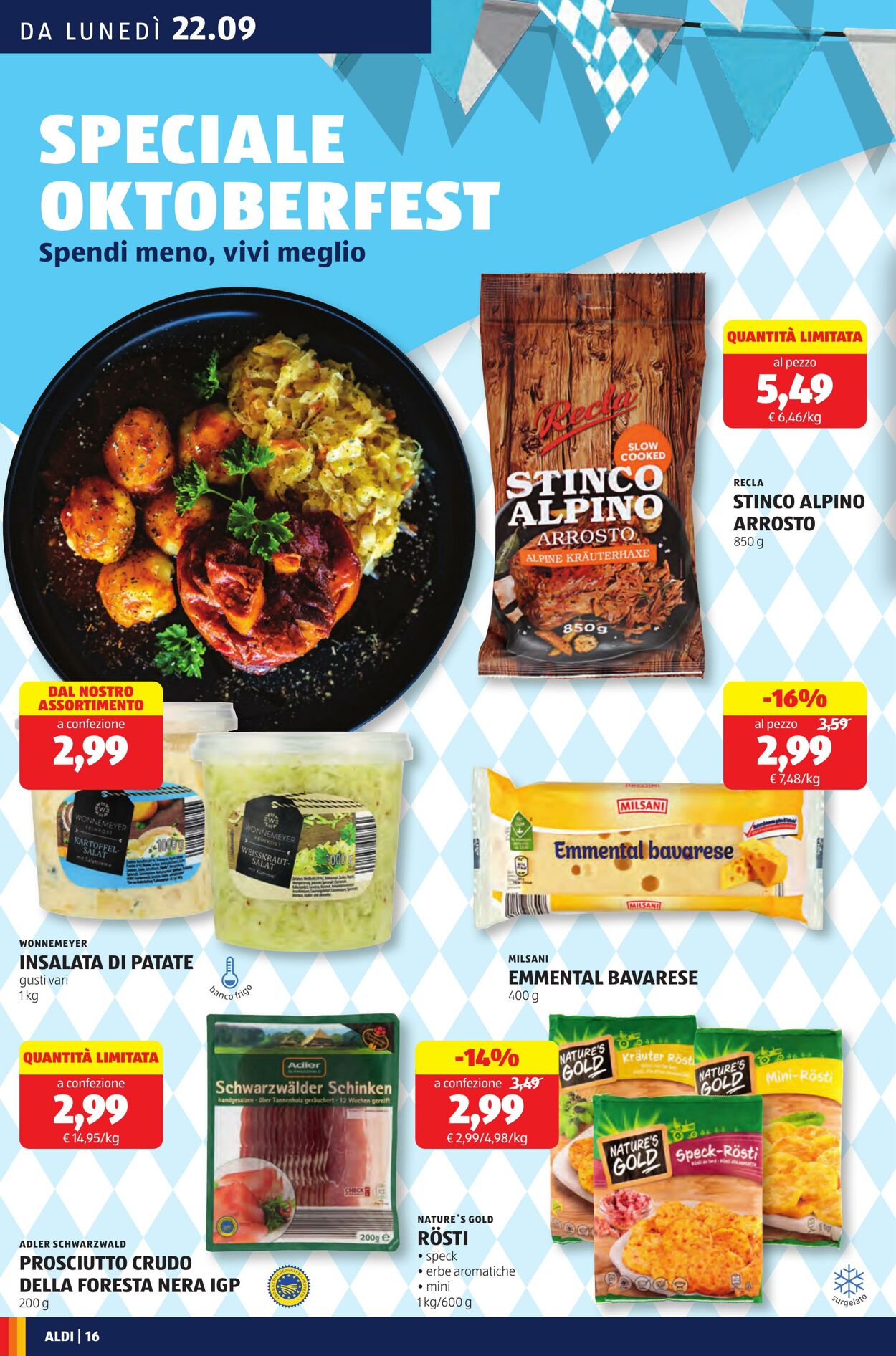 Volantino Aldi 22.09.2025 - 28.09.2025