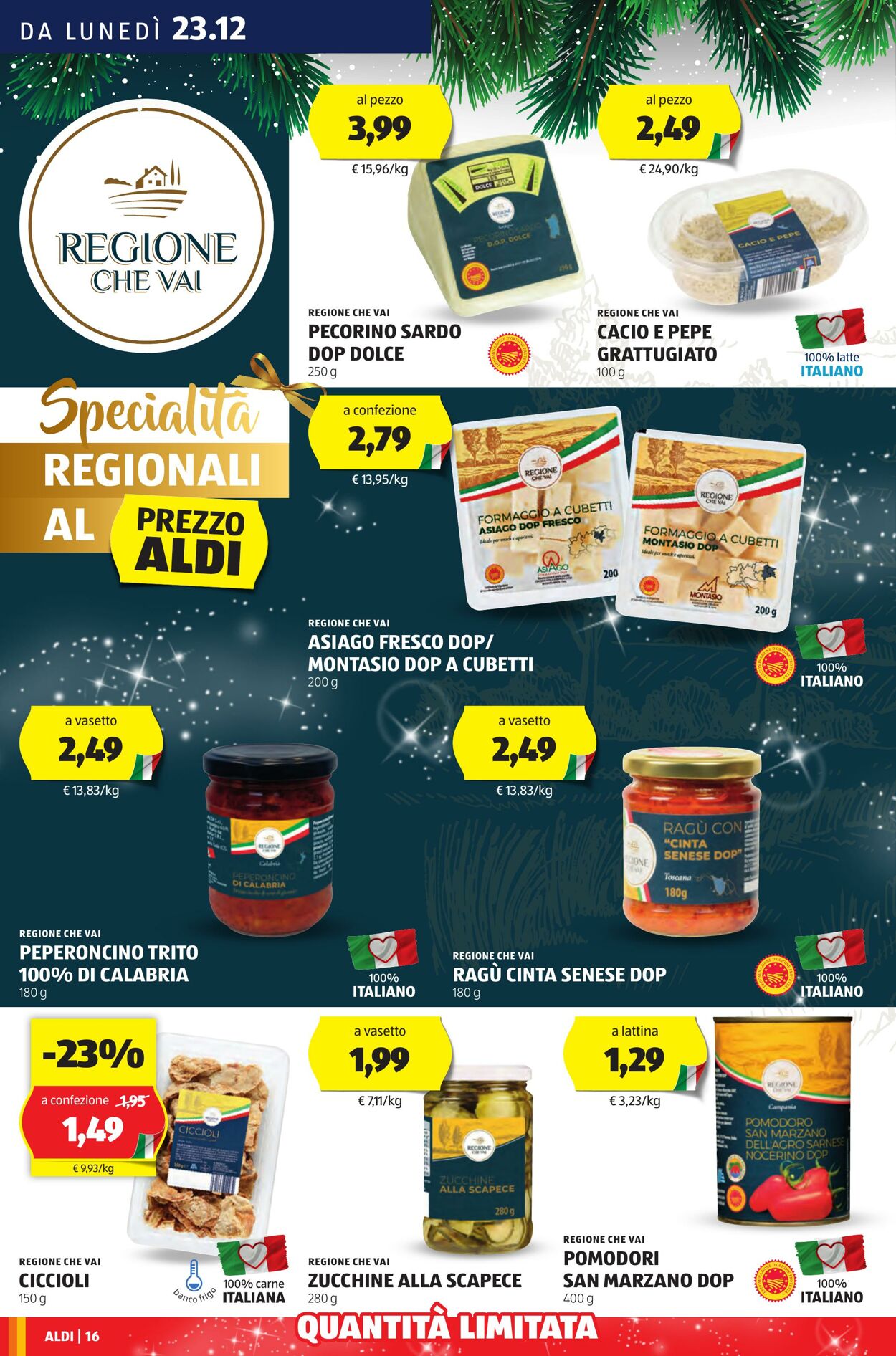 Volantino Aldi 23.12.2024 - 29.12.2024