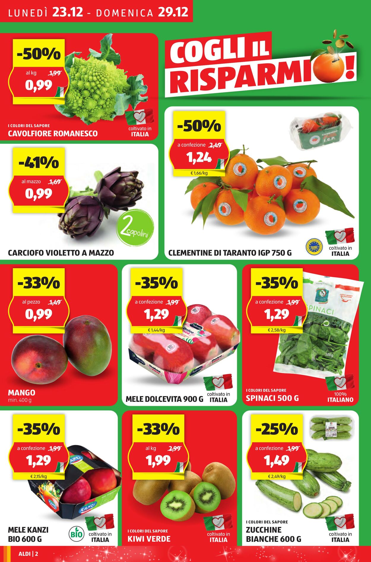 Volantino Aldi 23.12.2024 - 29.12.2024