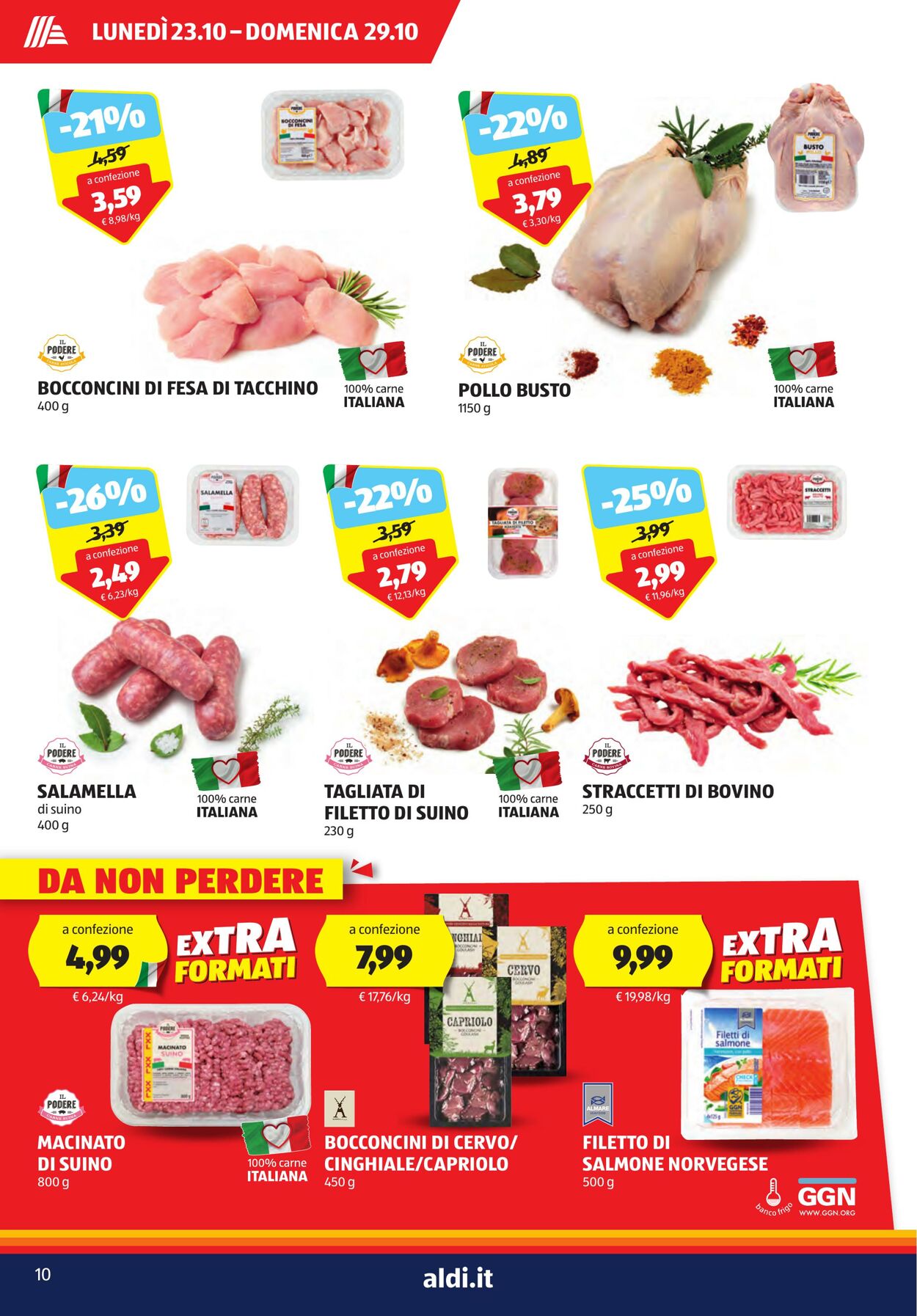 Volantino Aldi 23.10.2023 - 29.10.2023