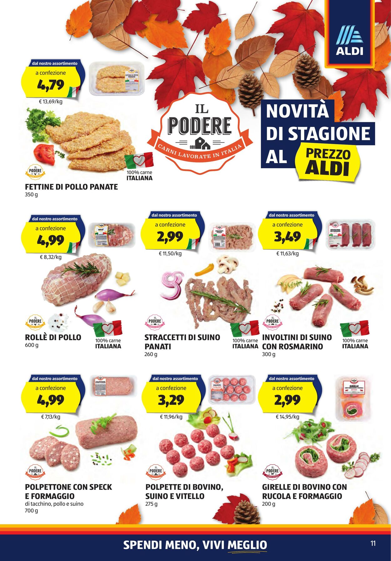 Volantino Aldi 23.10.2023 - 29.10.2023