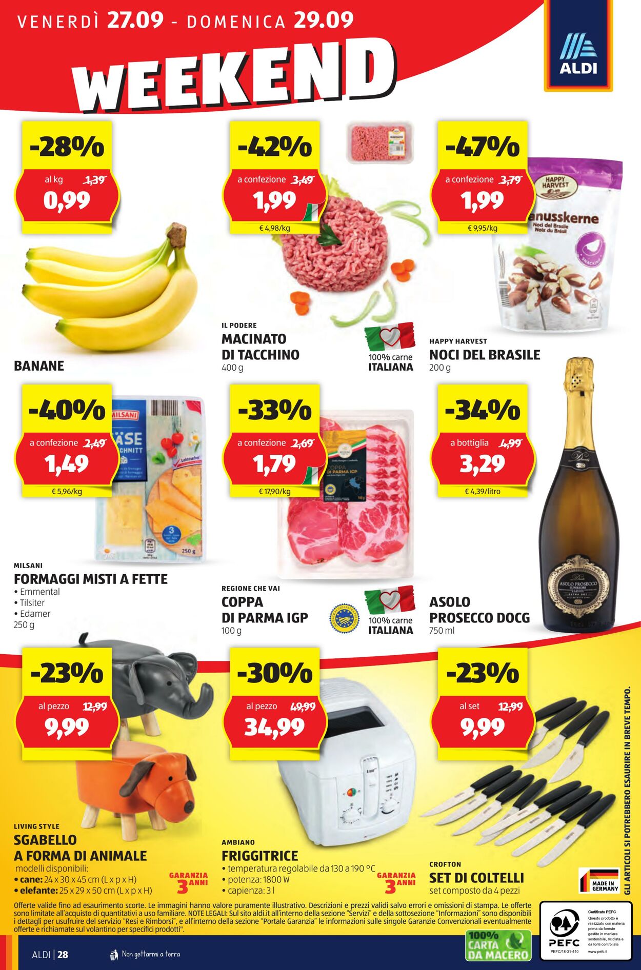 Volantino Aldi 23.09.2024 - 29.09.2024