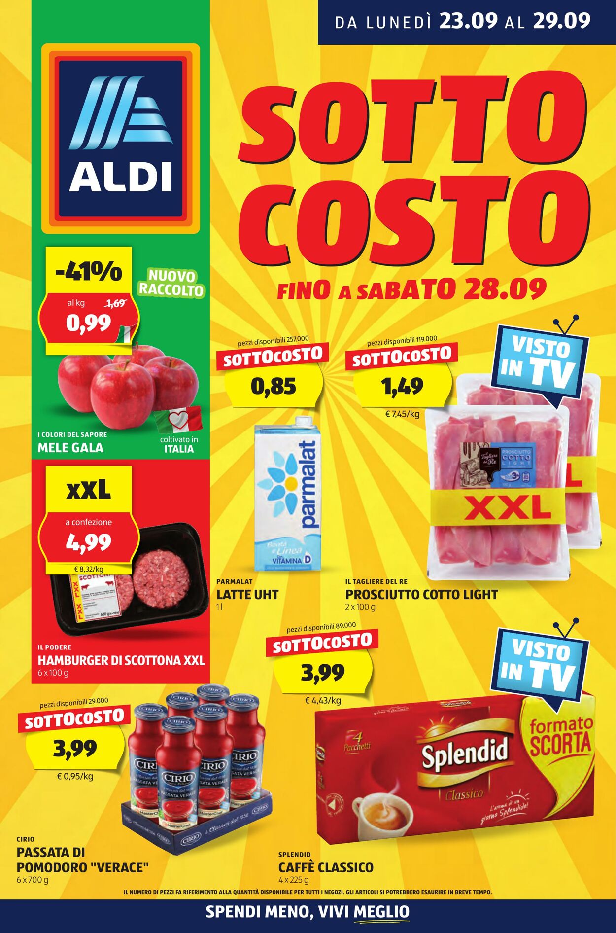 Volantino Aldi 23.09.2024 - 29.09.2024