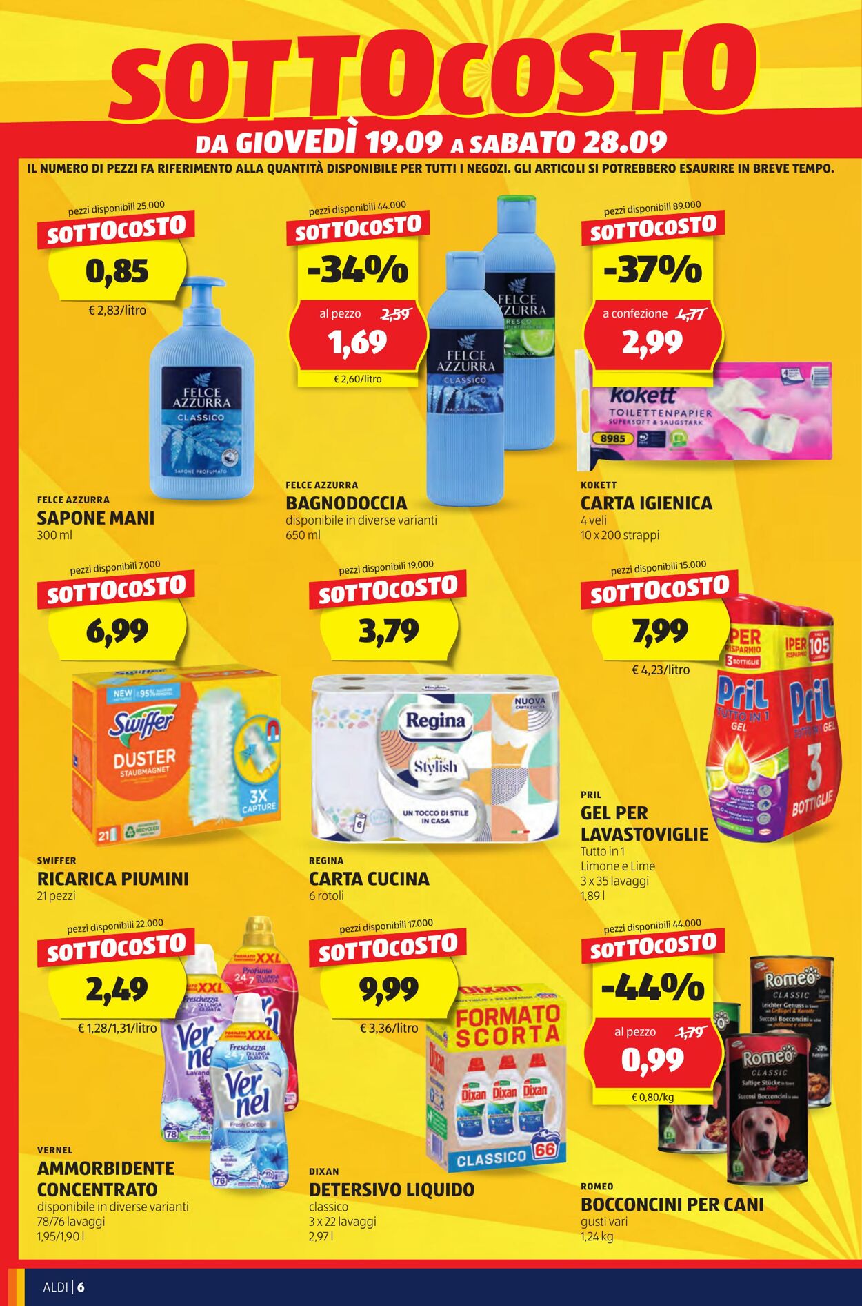 Volantino Aldi 23.09.2024 - 29.09.2024