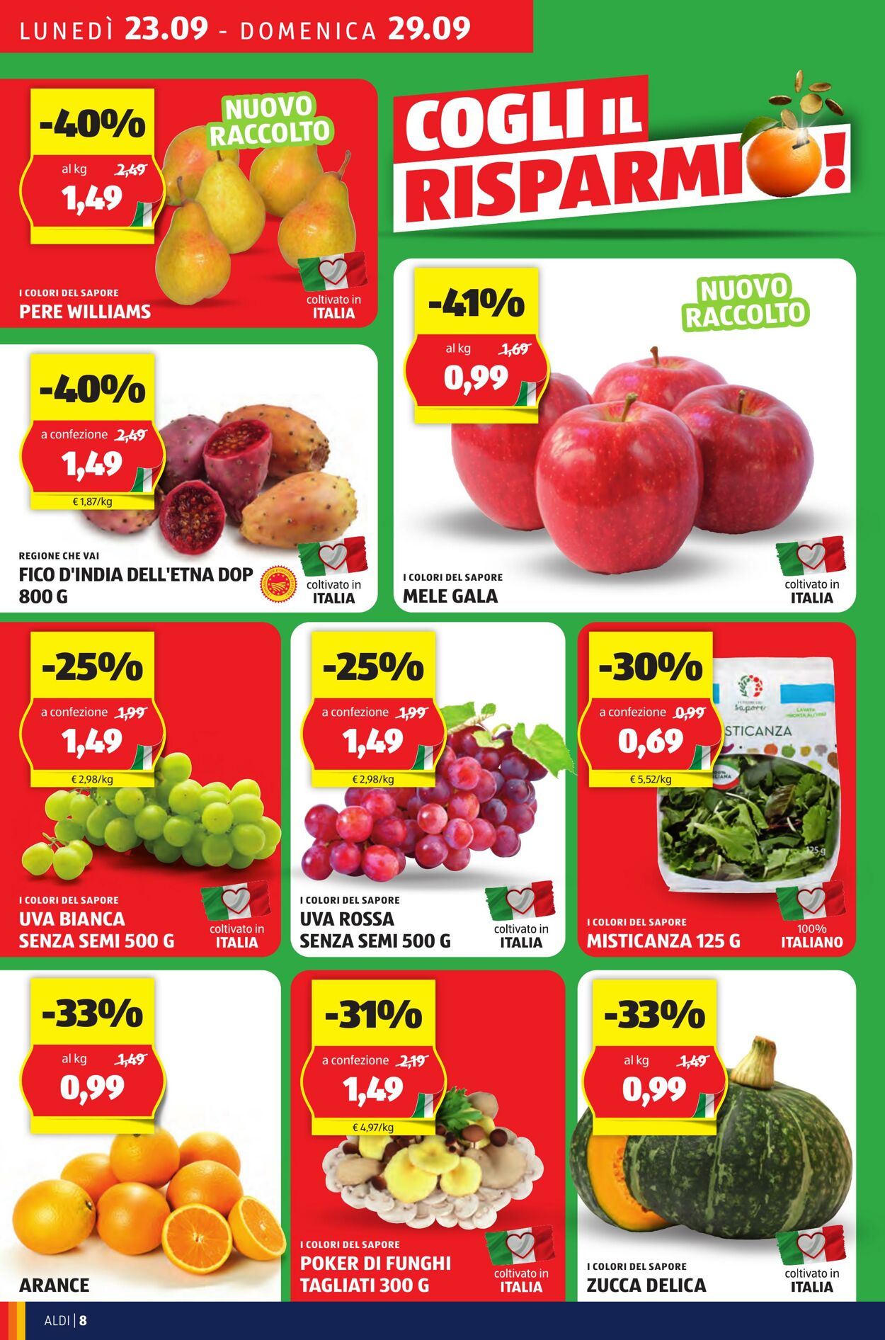 Volantino Aldi 23.09.2024 - 29.09.2024