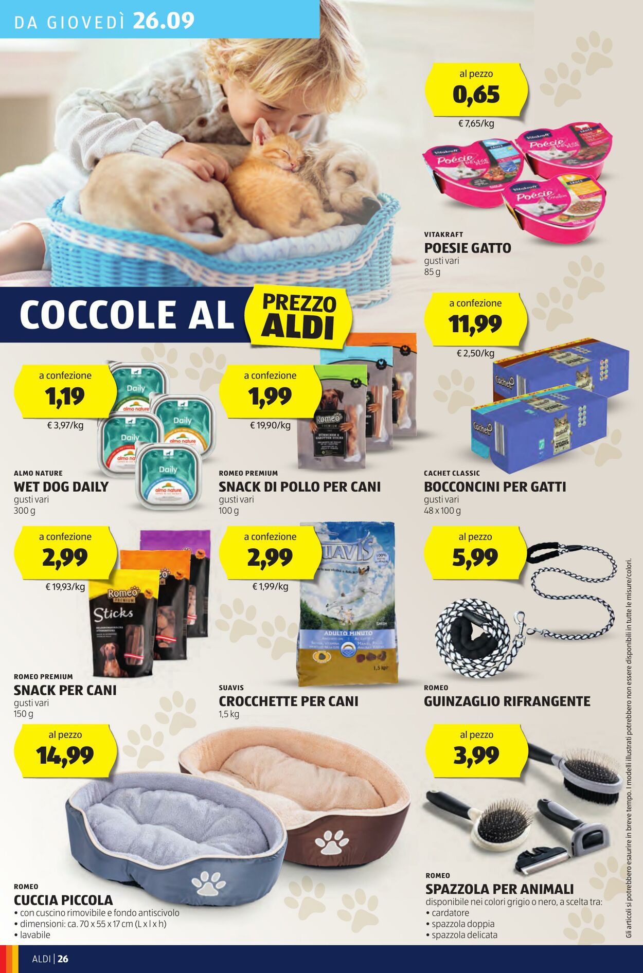 Volantino Aldi 23.09.2024 - 29.09.2024