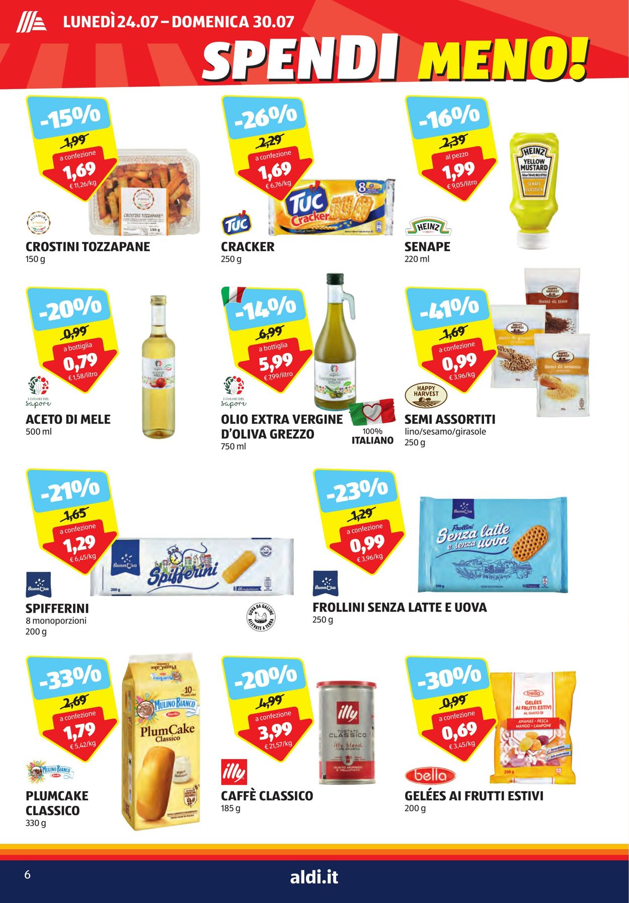 Volantino Aldi 24.07.2023 - 30.07.2023