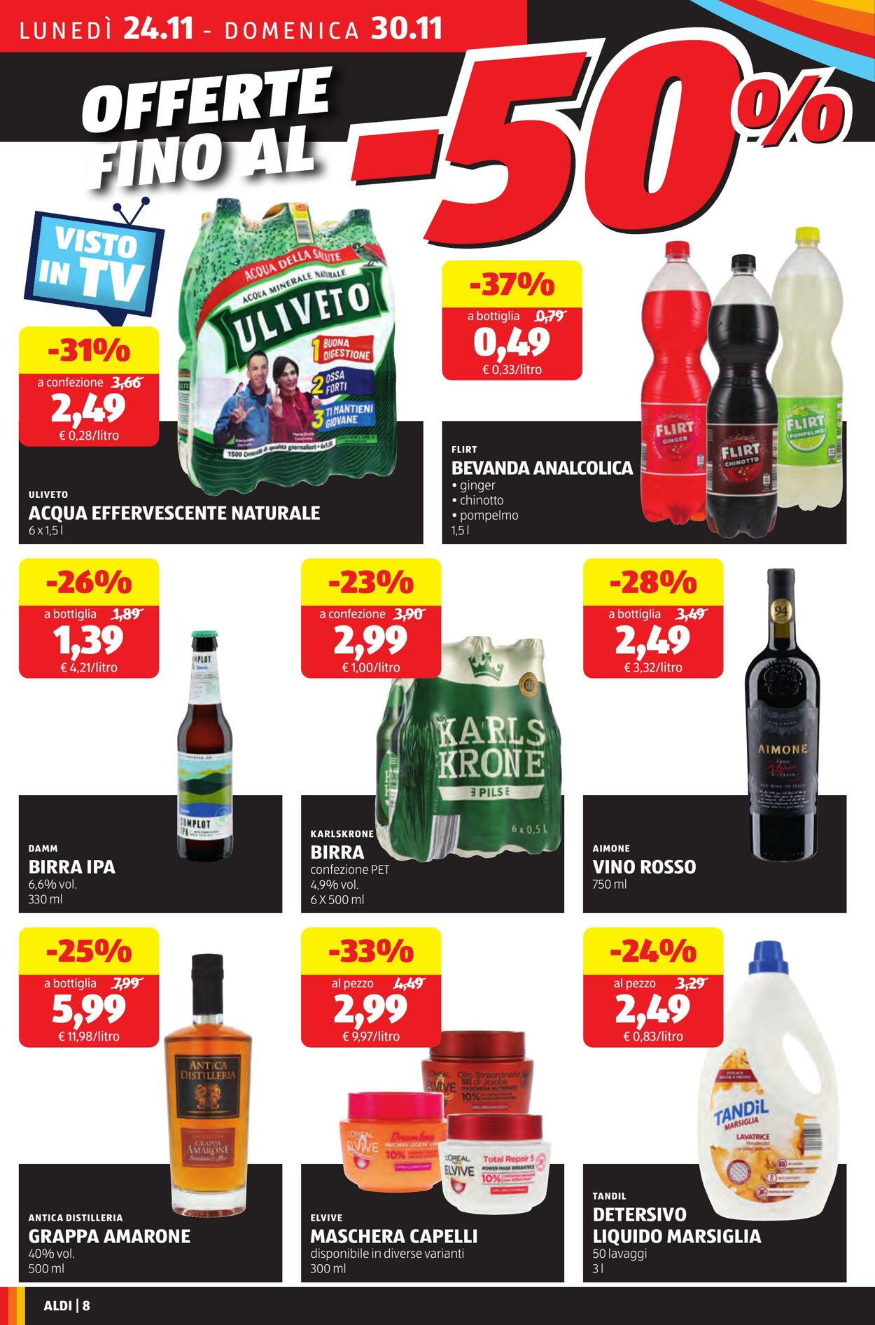 Volantino Aldi 24.11.2025 - 30.11.2025