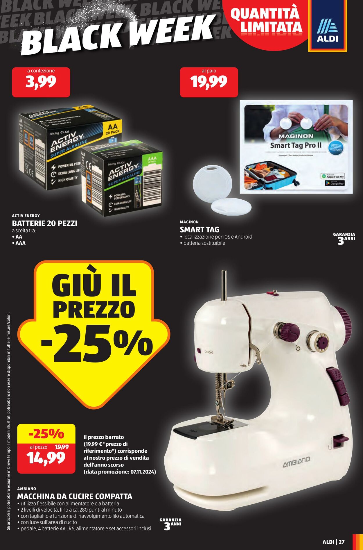 Volantino Aldi 24.11.2025 - 30.11.2025