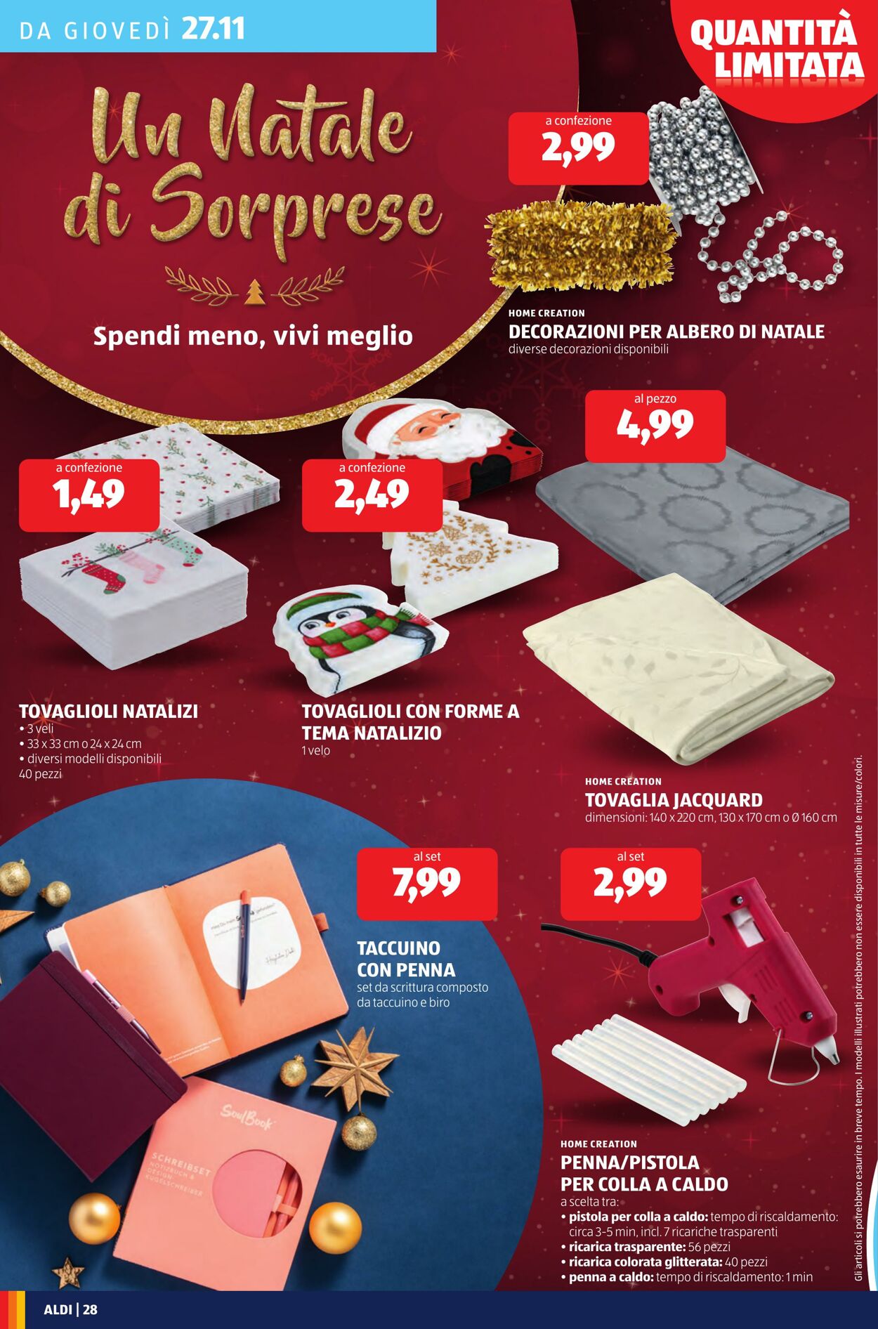 Volantino Aldi 24.11.2025 - 30.11.2025