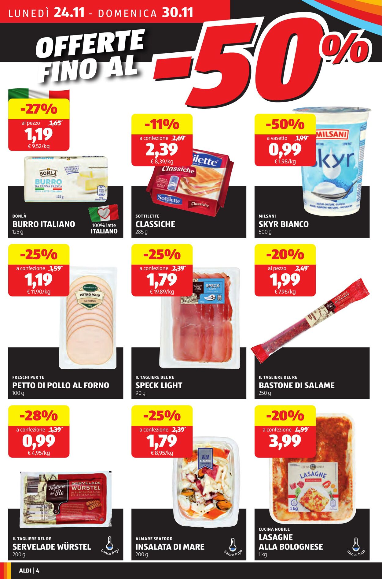 Volantino Aldi 24.11.2025 - 30.11.2025