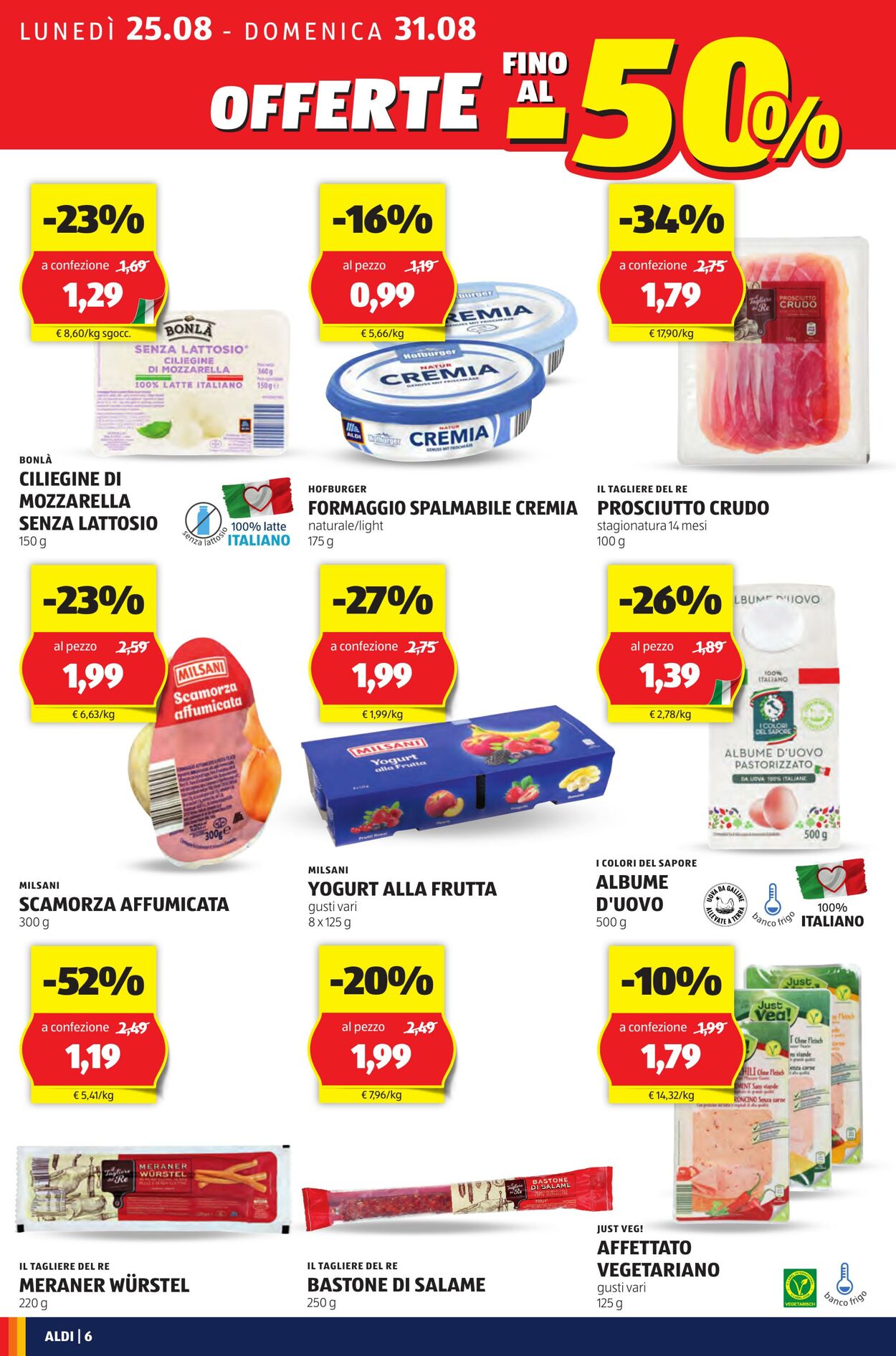 Volantino Aldi 25.08.2025 - 31.08.2025
