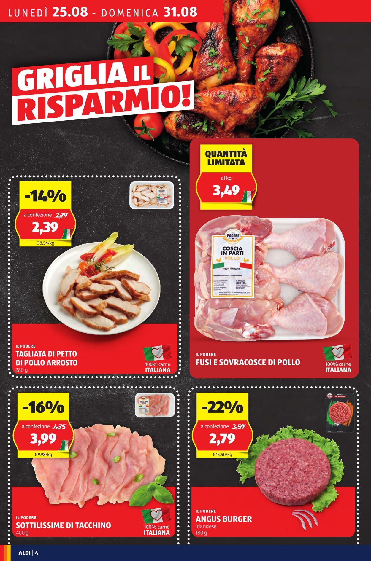 Volantino Aldi 25.08.2025 - 31.08.2025