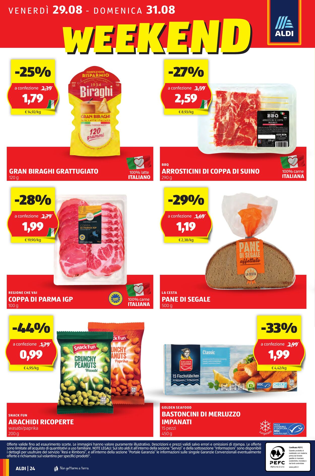 Volantino Aldi 25.08.2025 - 31.08.2025