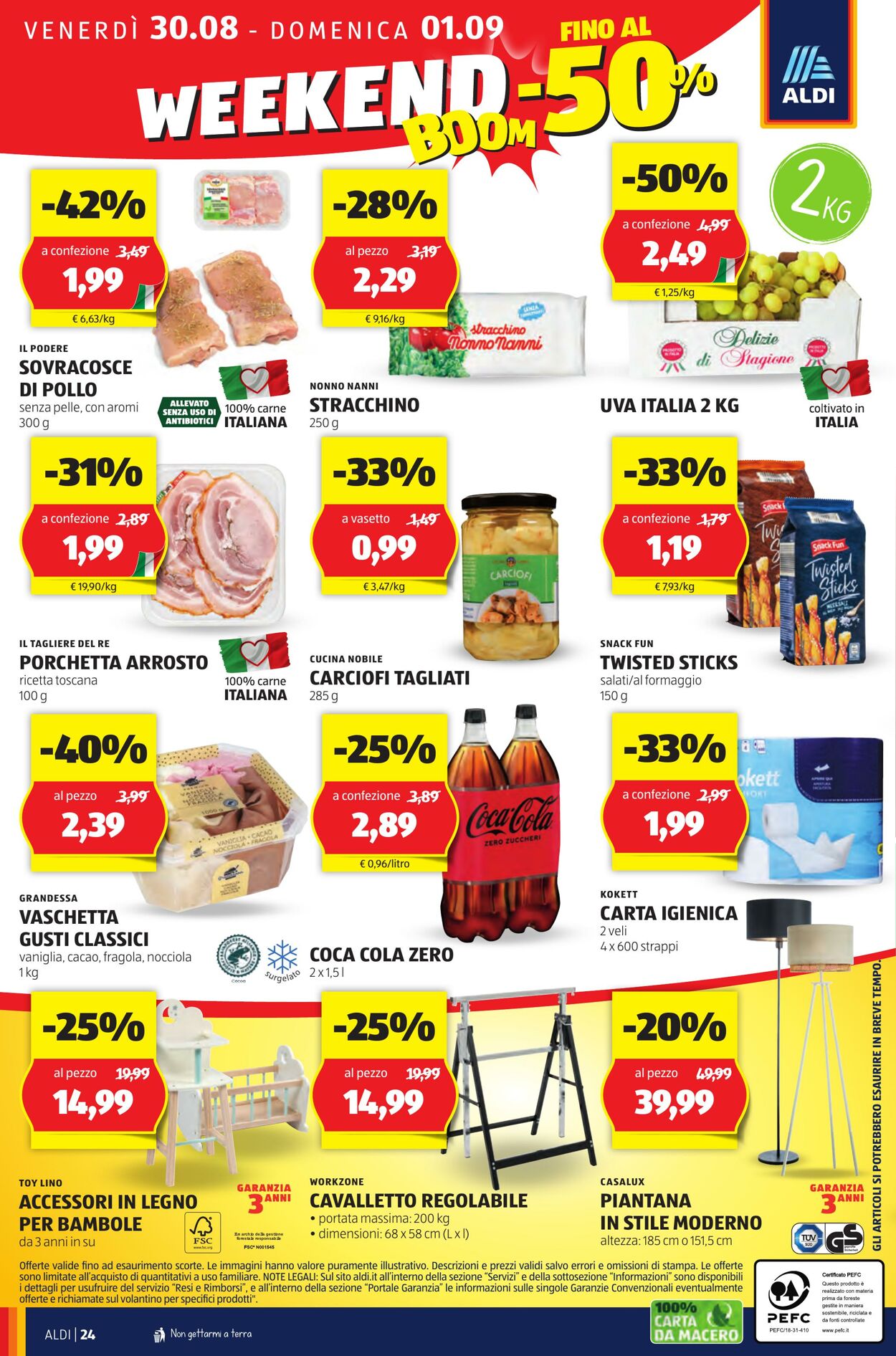 Volantino Aldi 26.08.2024 - 01.09.2024