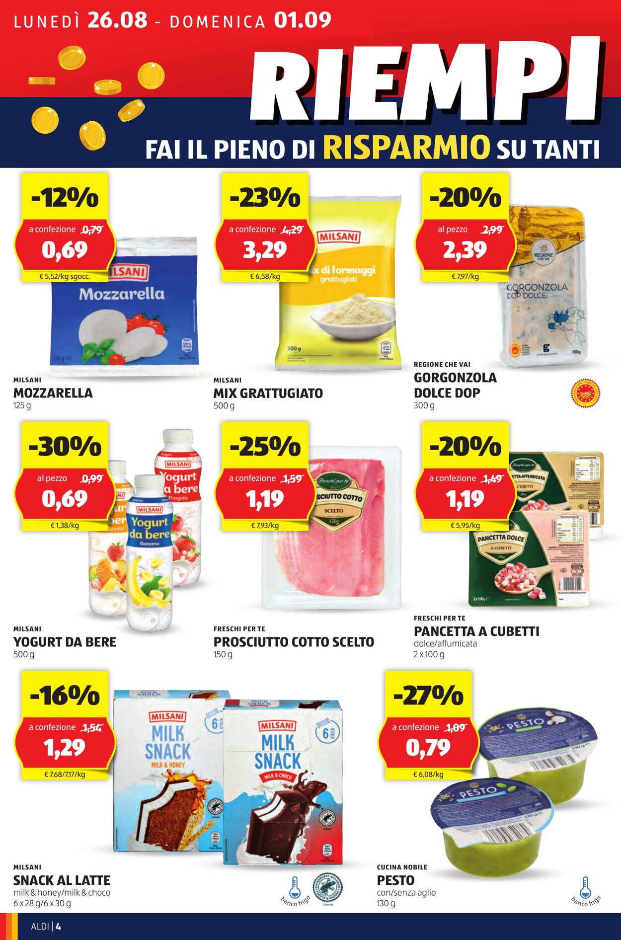 Volantino Aldi 26.08.2024 - 01.09.2024