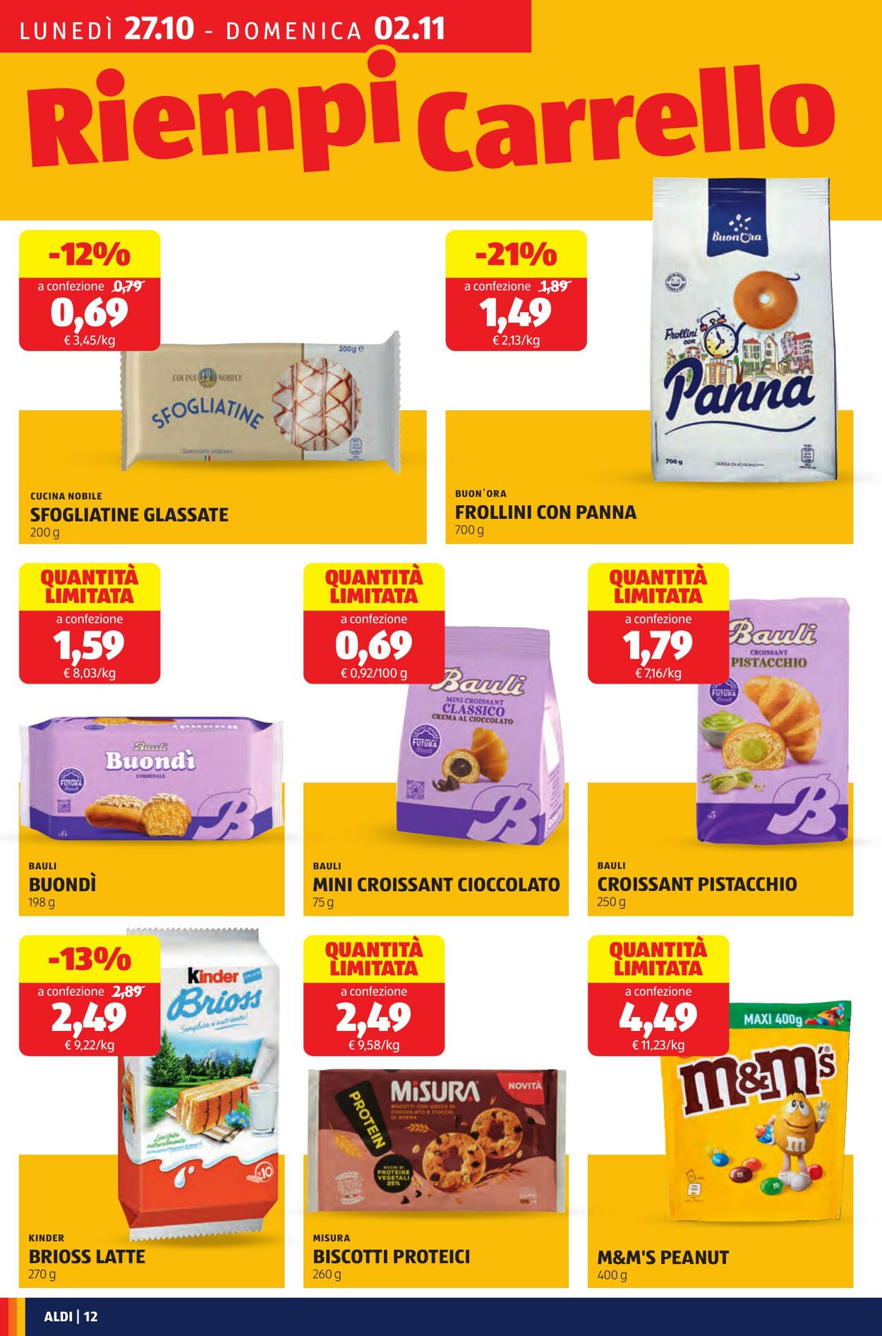 Volantino Aldi 27.10.2025 - 02.11.2025