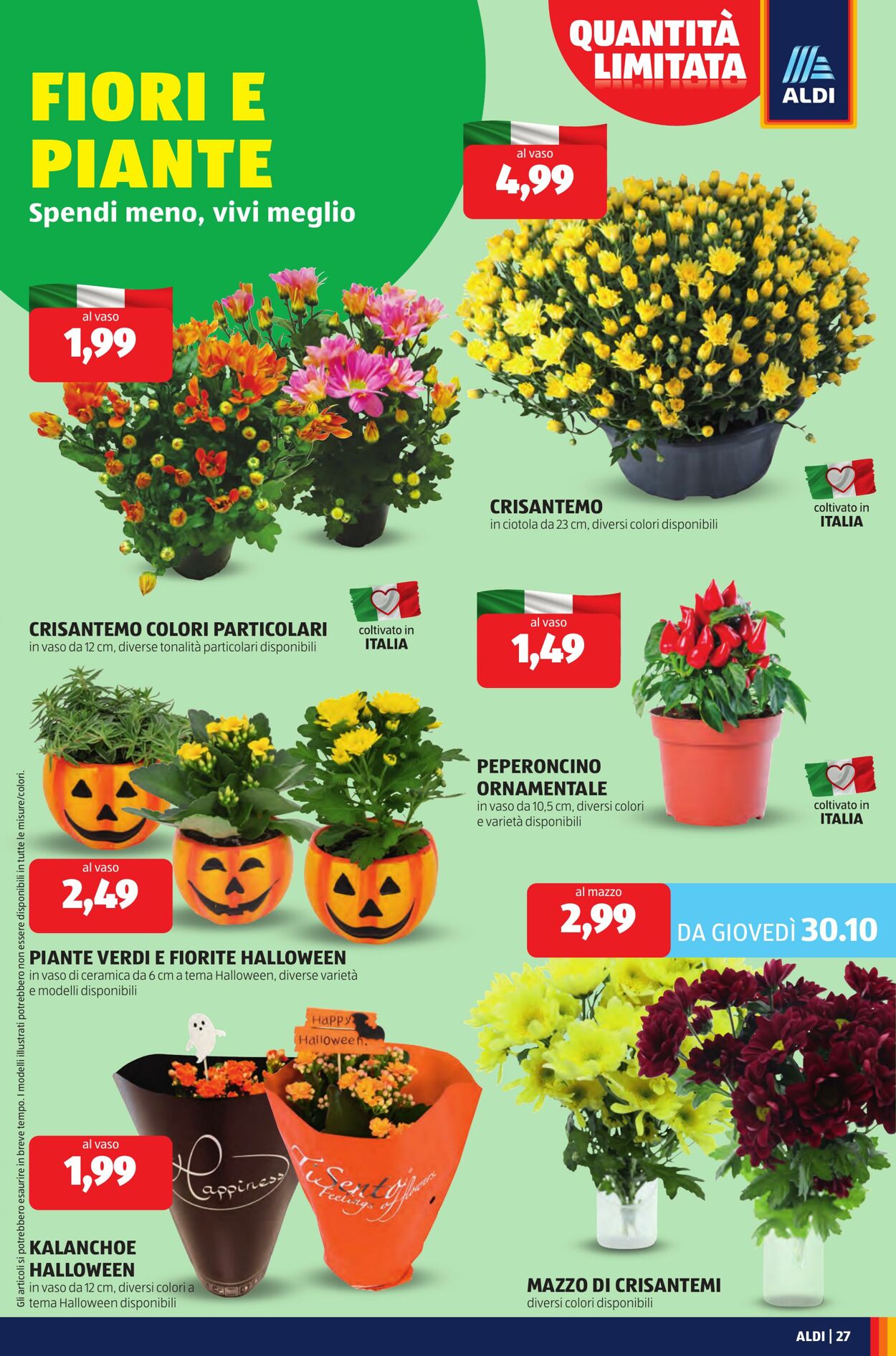 Volantino Aldi 27.10.2025 - 02.11.2025