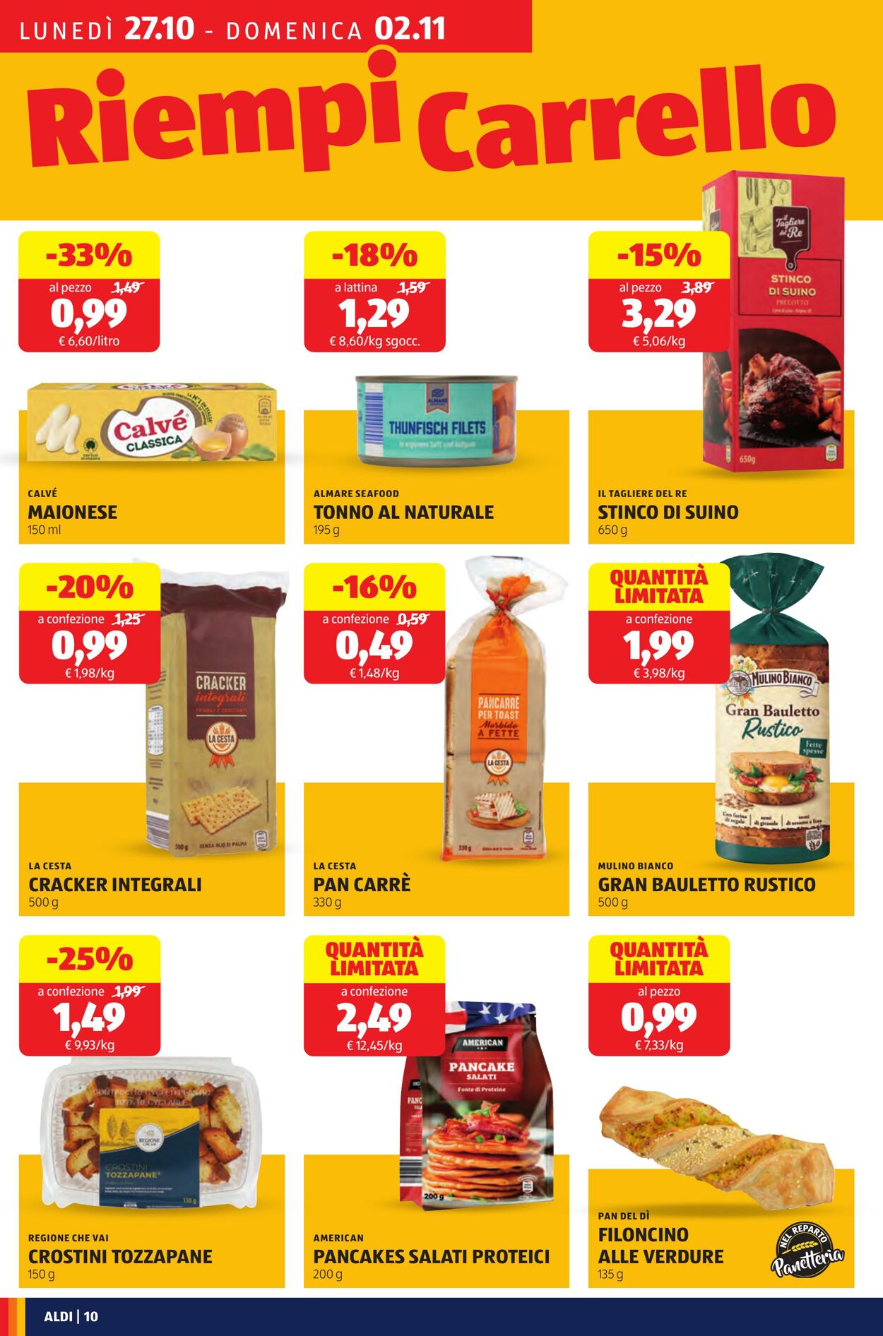 Volantino Aldi 27.10.2025 - 02.11.2025