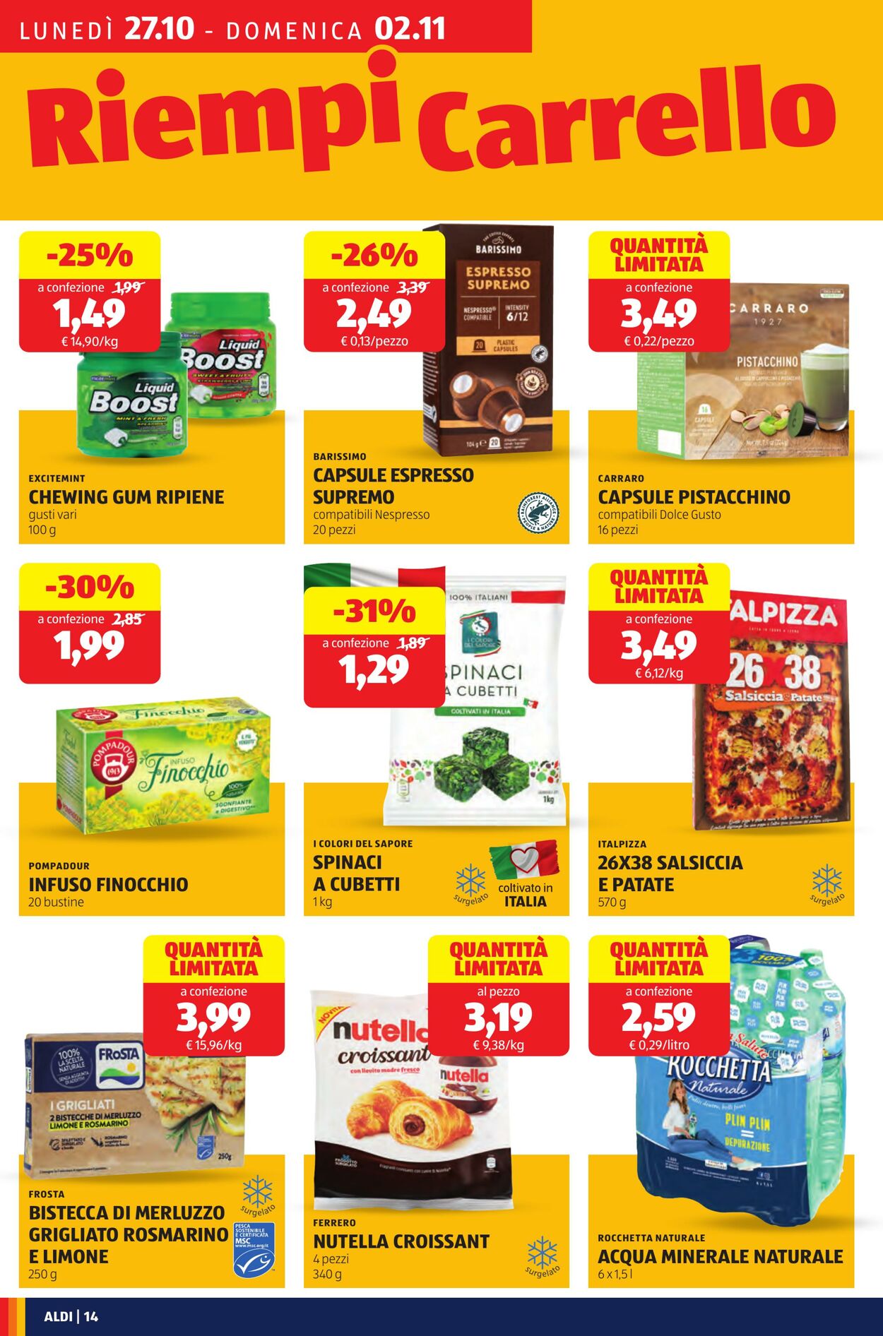 Volantino Aldi 27.10.2025 - 02.11.2025