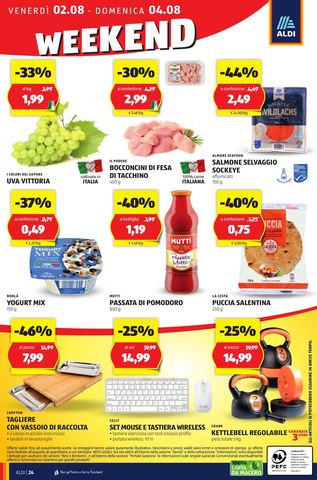 Volantino Aldi 29.07.2024 - 04.08.2024