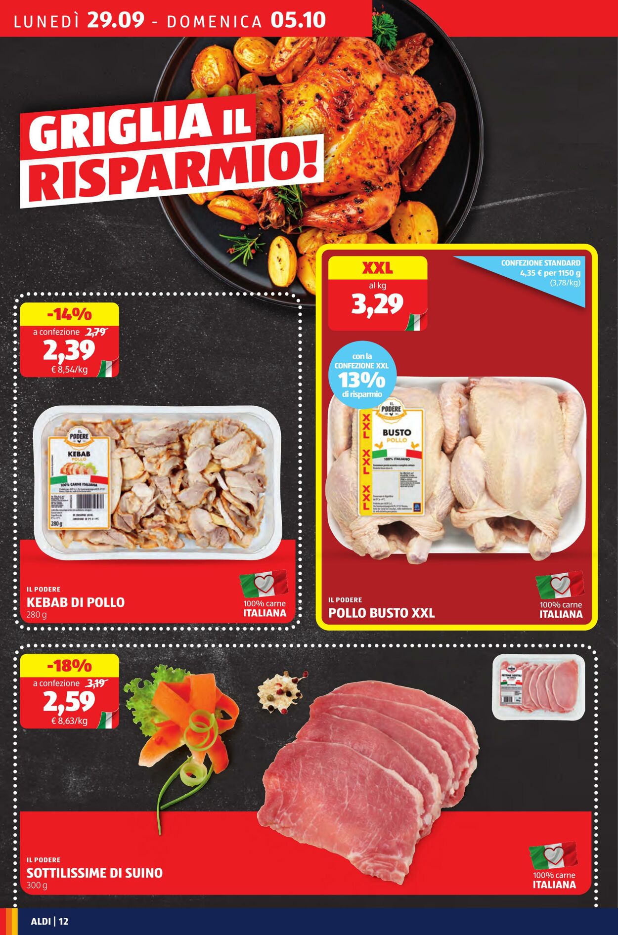 Volantino Aldi 29.09.2025 - 05.10.2025