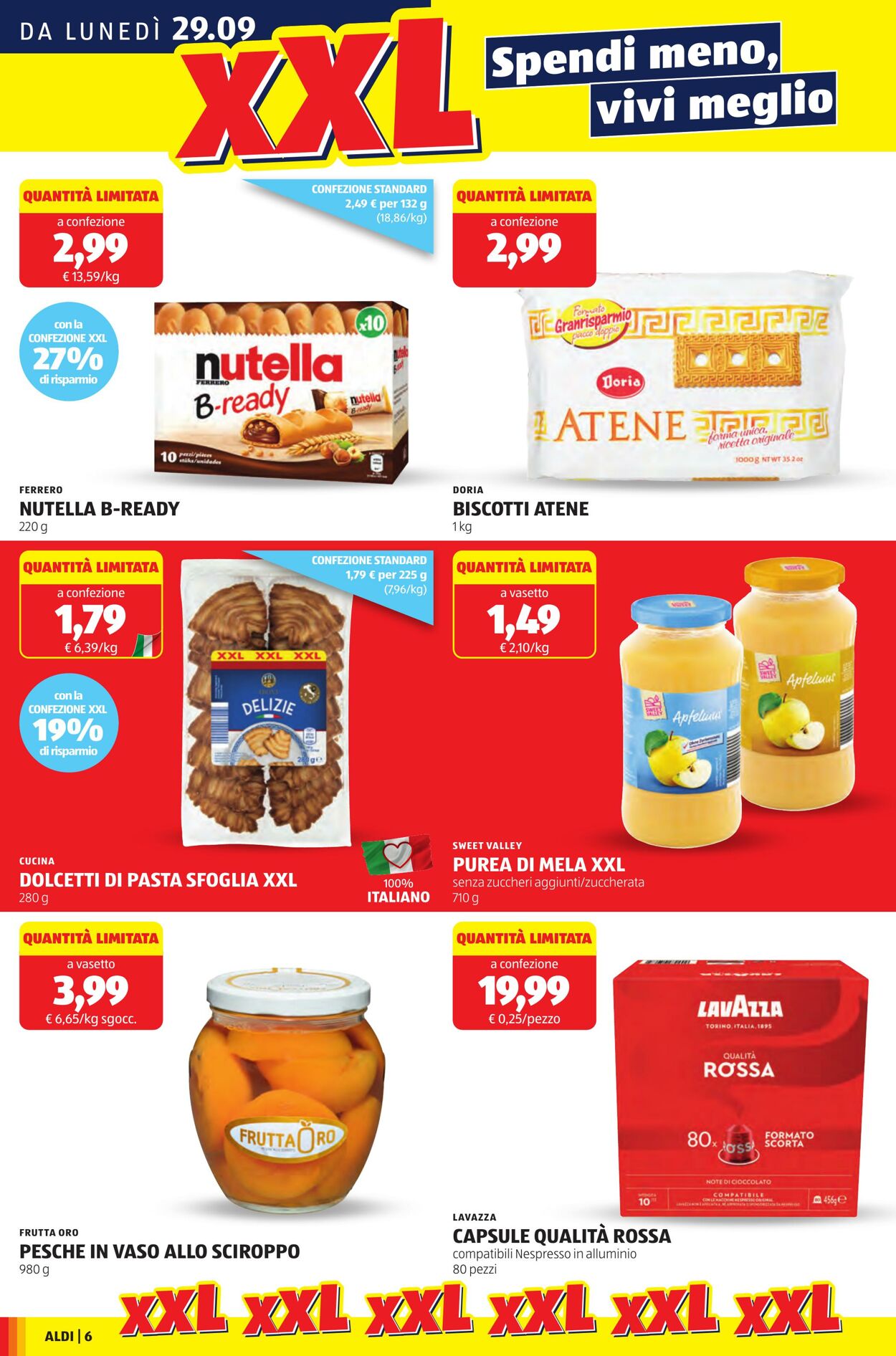 Volantino Aldi 29.09.2025 - 05.10.2025
