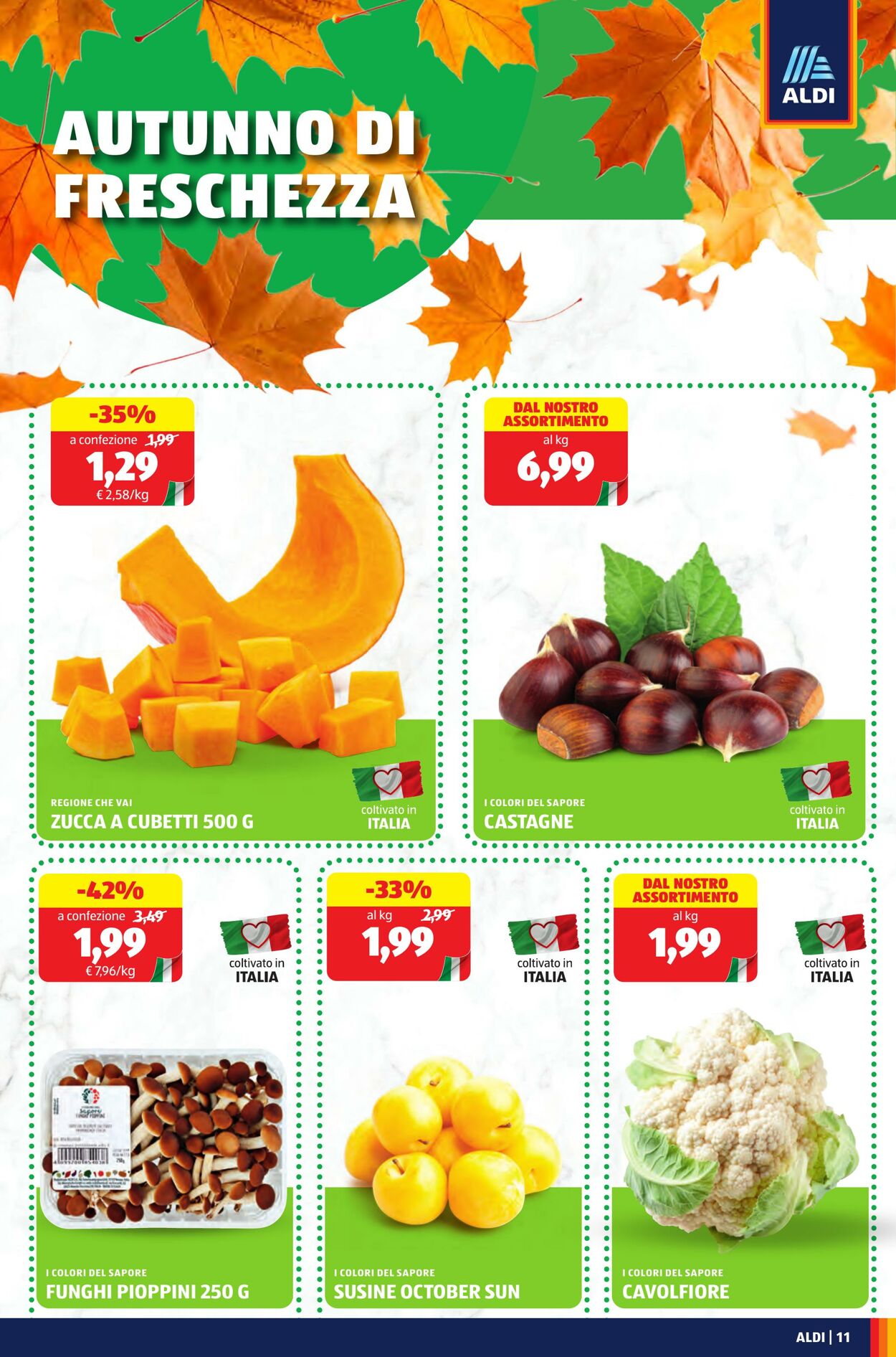 Volantino Aldi 29.09.2025 - 05.10.2025