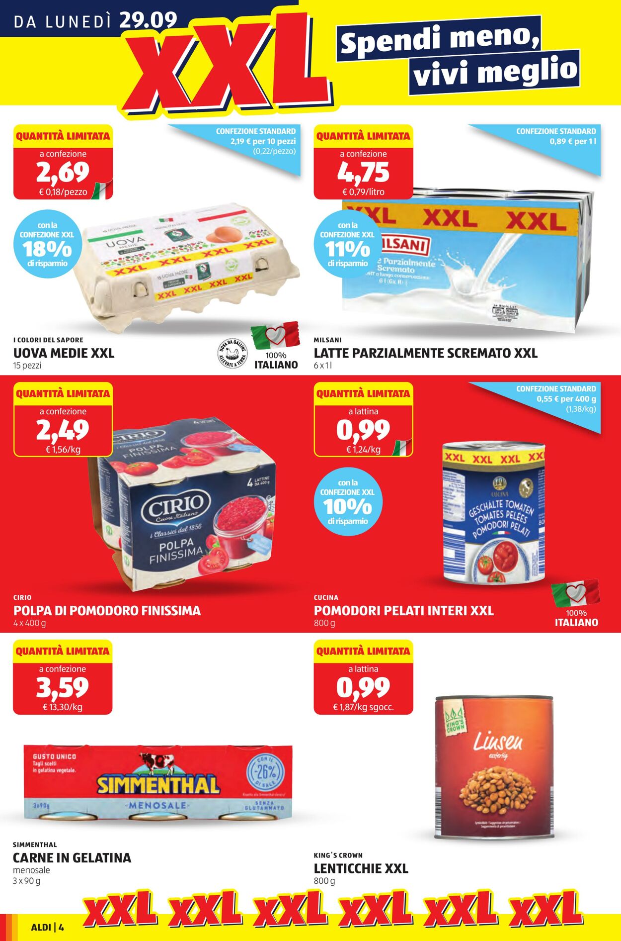Volantino Aldi 29.09.2025 - 05.10.2025