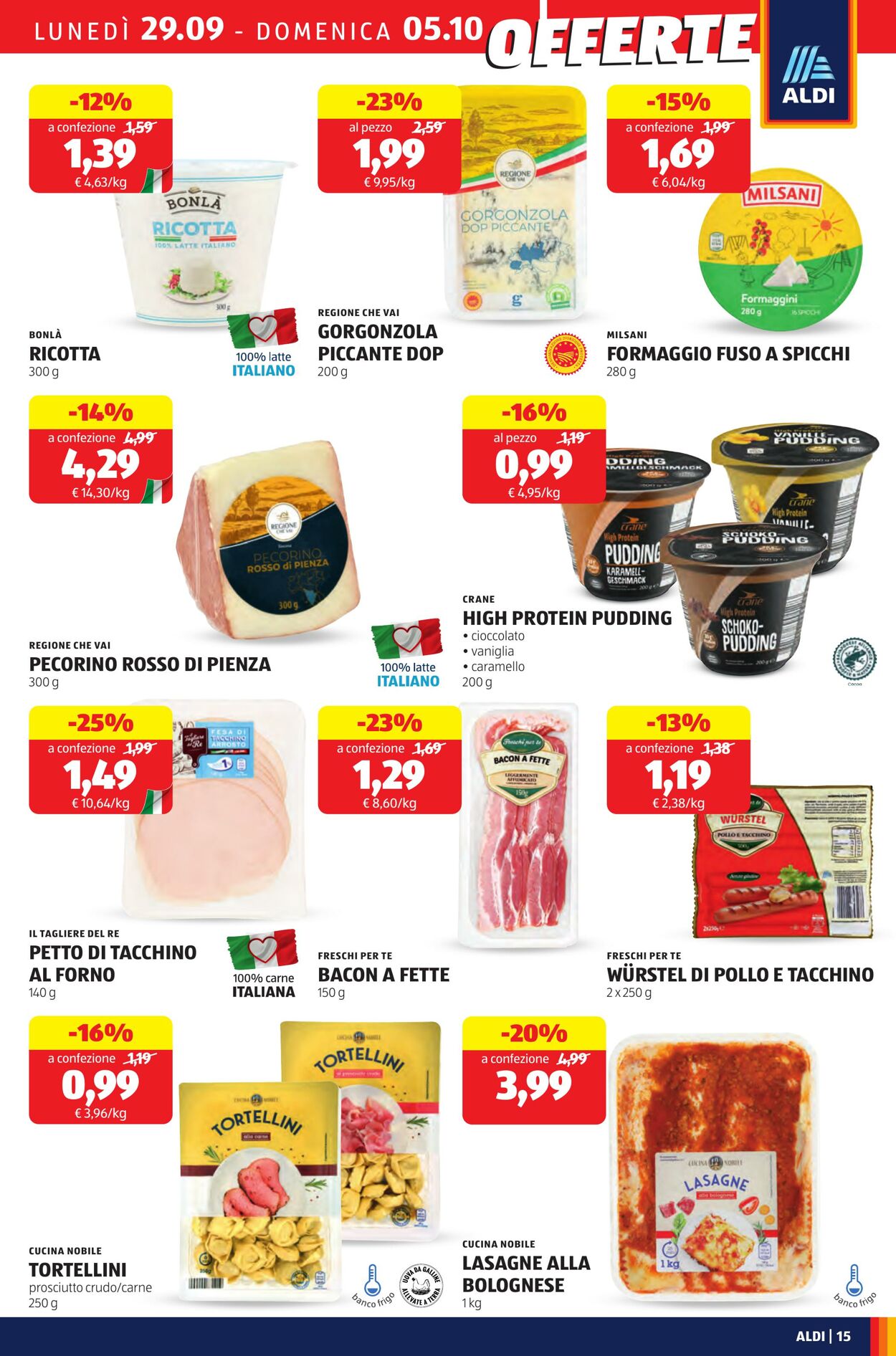 Volantino Aldi 29.09.2025 - 05.10.2025