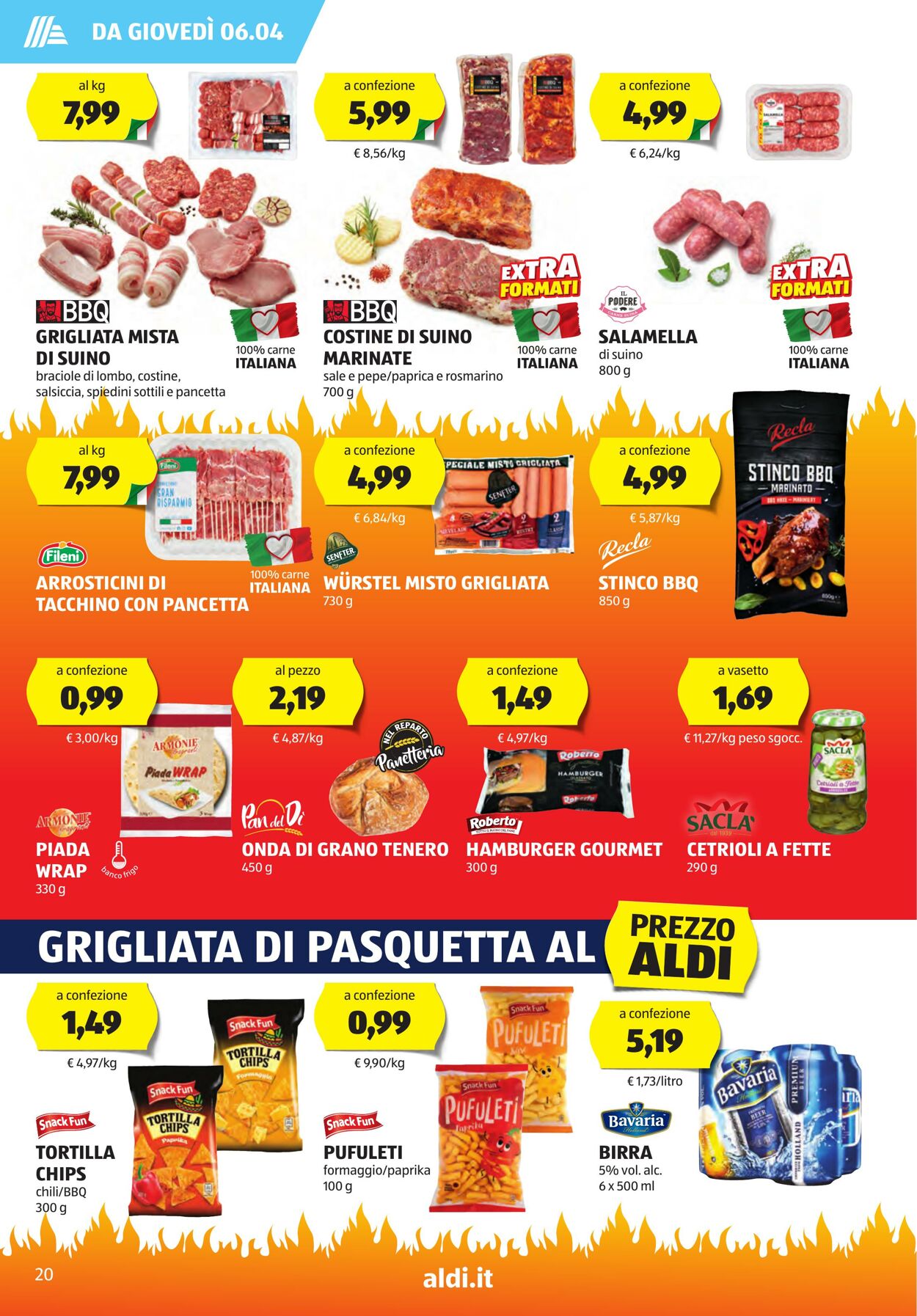 Volantino Aldi 03.04.2023 - 08.04.2023