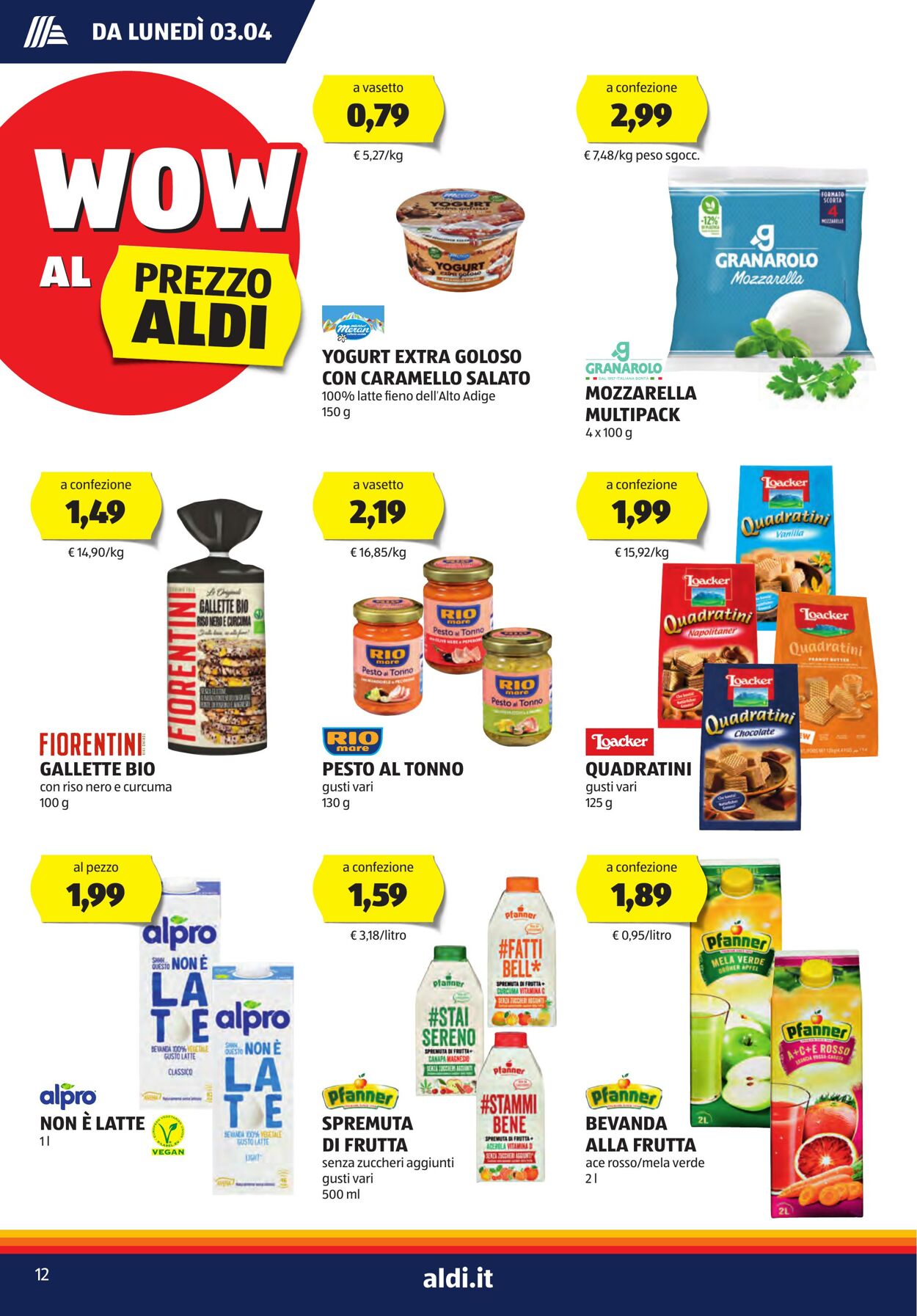 Volantino Aldi 03.04.2023 - 08.04.2023