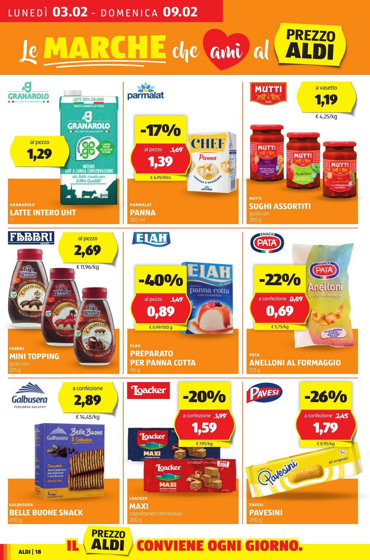 Volantino Aldi 03.02.2025 - 09.02.2025