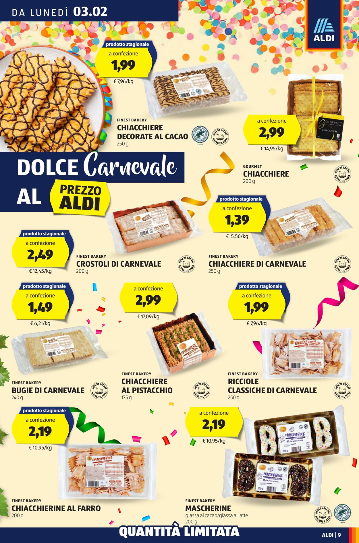 Volantino Aldi 03.02.2025 - 09.02.2025