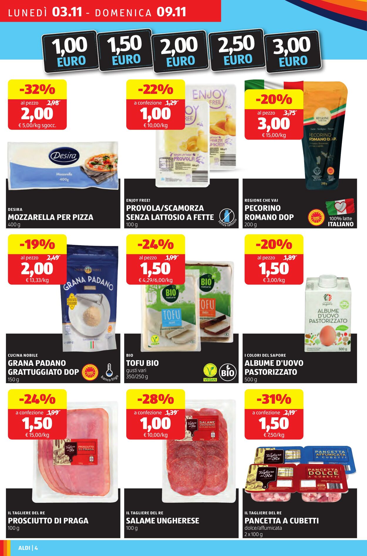 Volantino Aldi 03.11.2025 - 09.11.2025