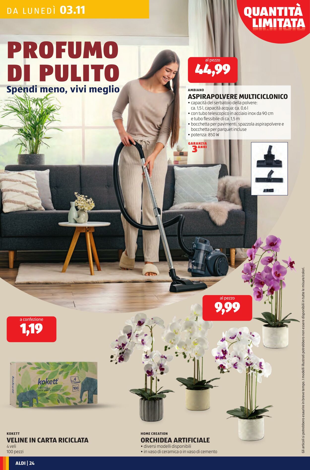 Volantino Aldi 03.11.2025 - 09.11.2025