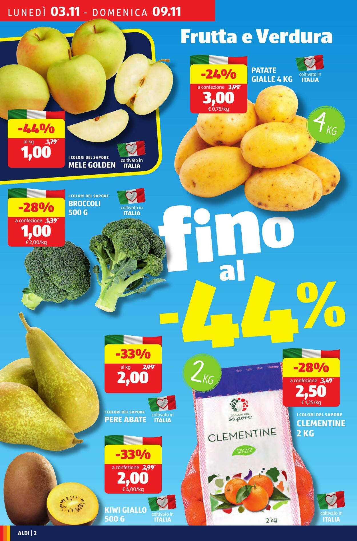 Volantino Aldi 03.11.2025 - 09.11.2025