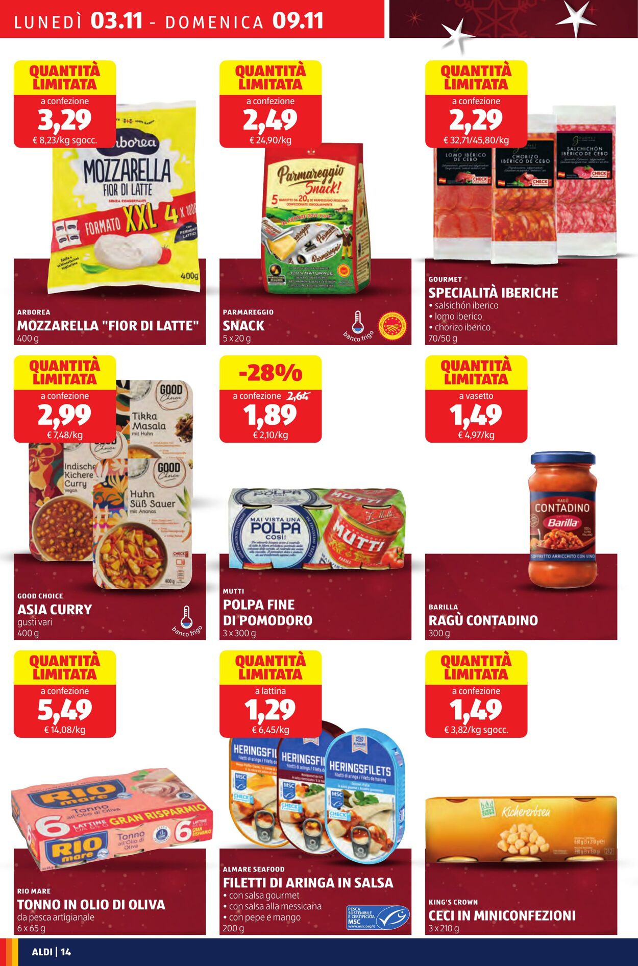 Volantino Aldi 03.11.2025 - 09.11.2025